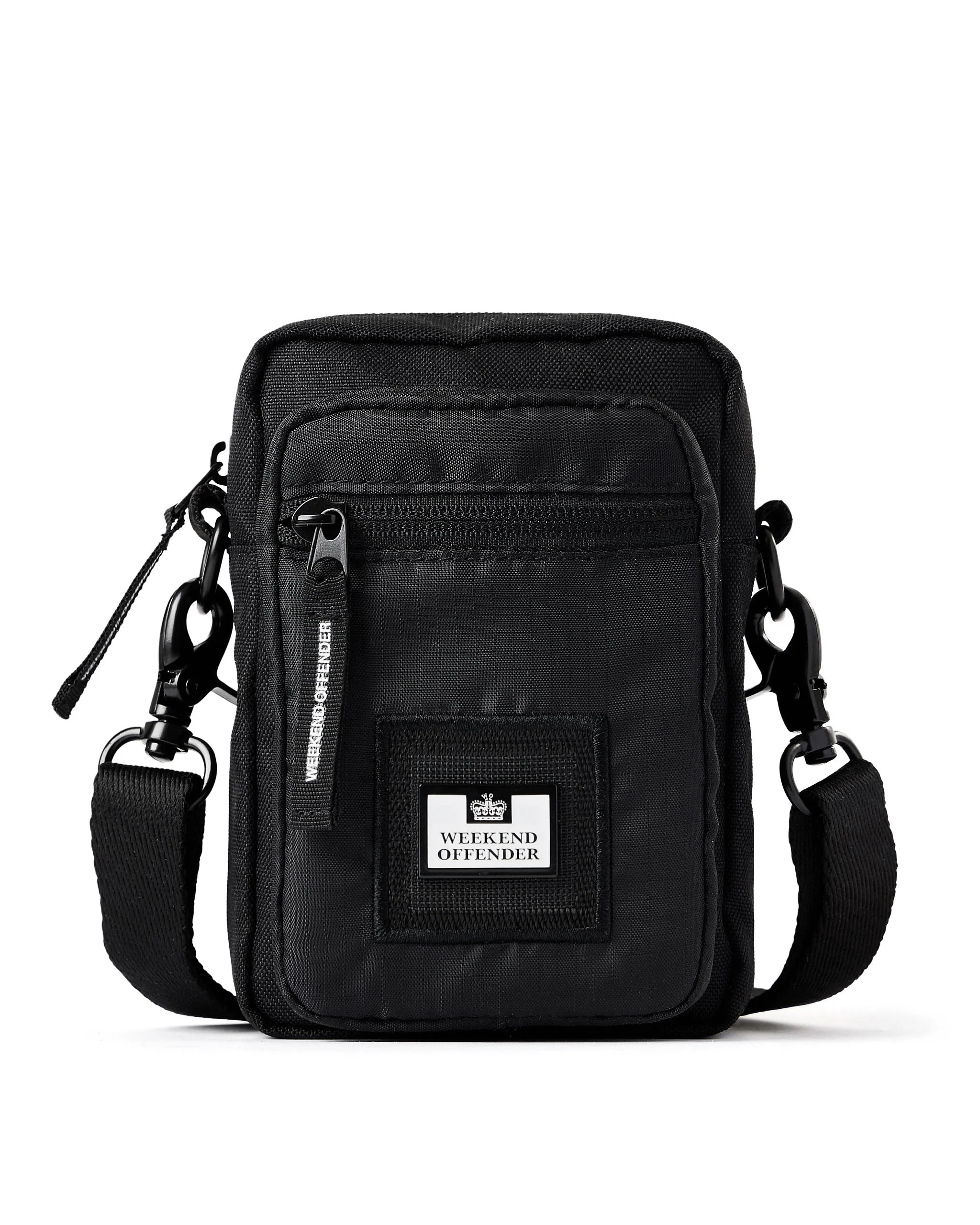 Small Crossbody Bag Black Ripstop