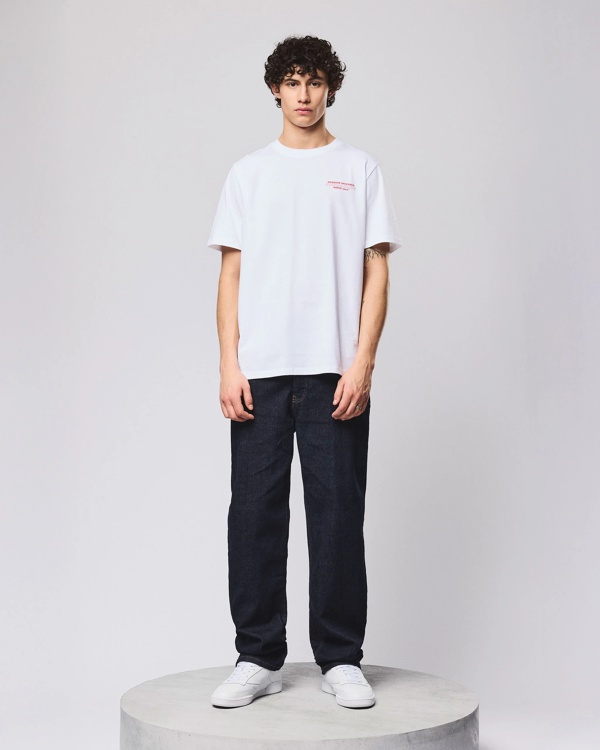 Social Club Graphic T-Shirt White - Image 4