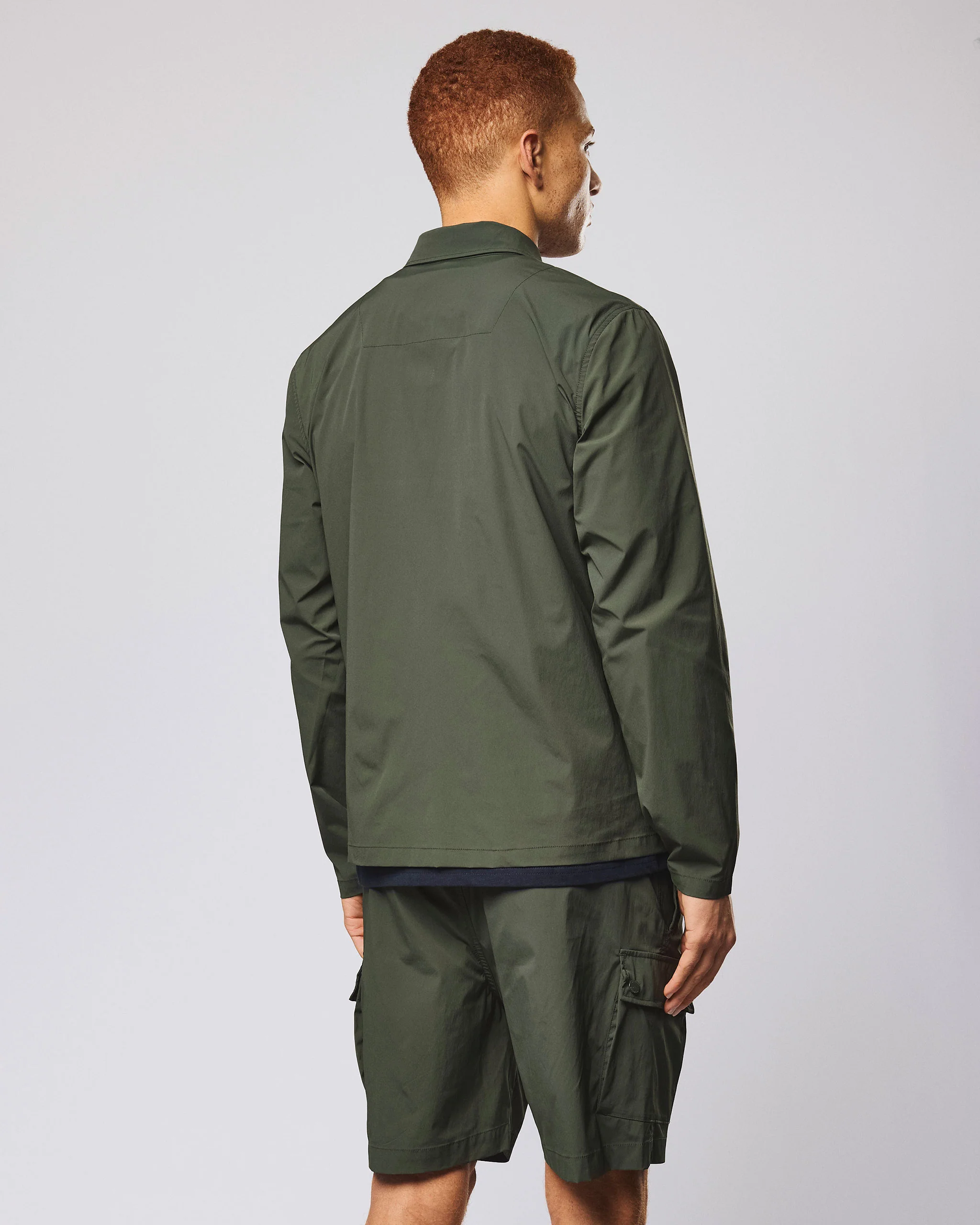 Southbank Over-Shirt Black Forest Green - Image 4