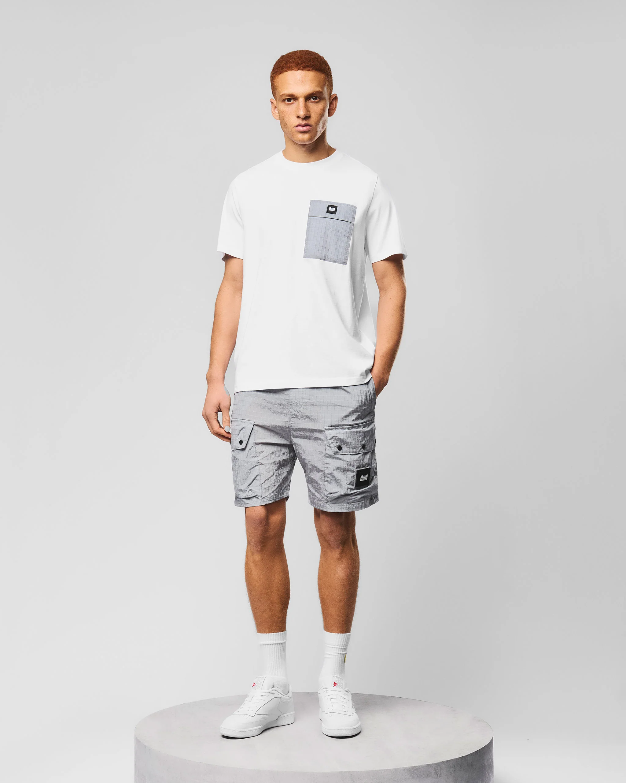 Stiniva T-Shirt White/Smokey Grey - Image 3