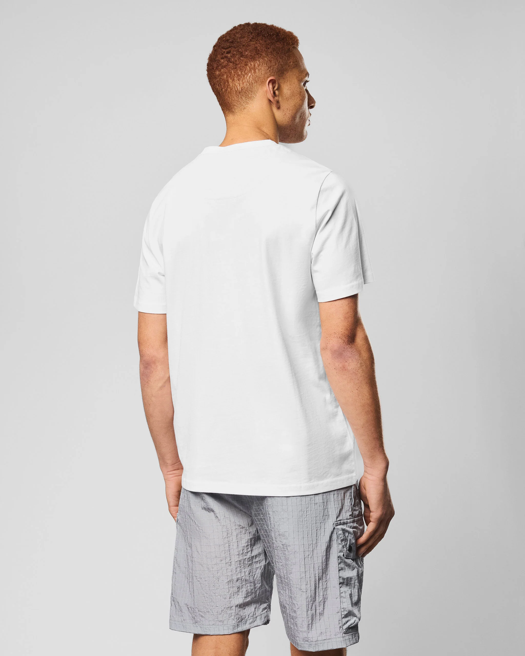 Stiniva T-Shirt White/Smokey Grey - Image 4