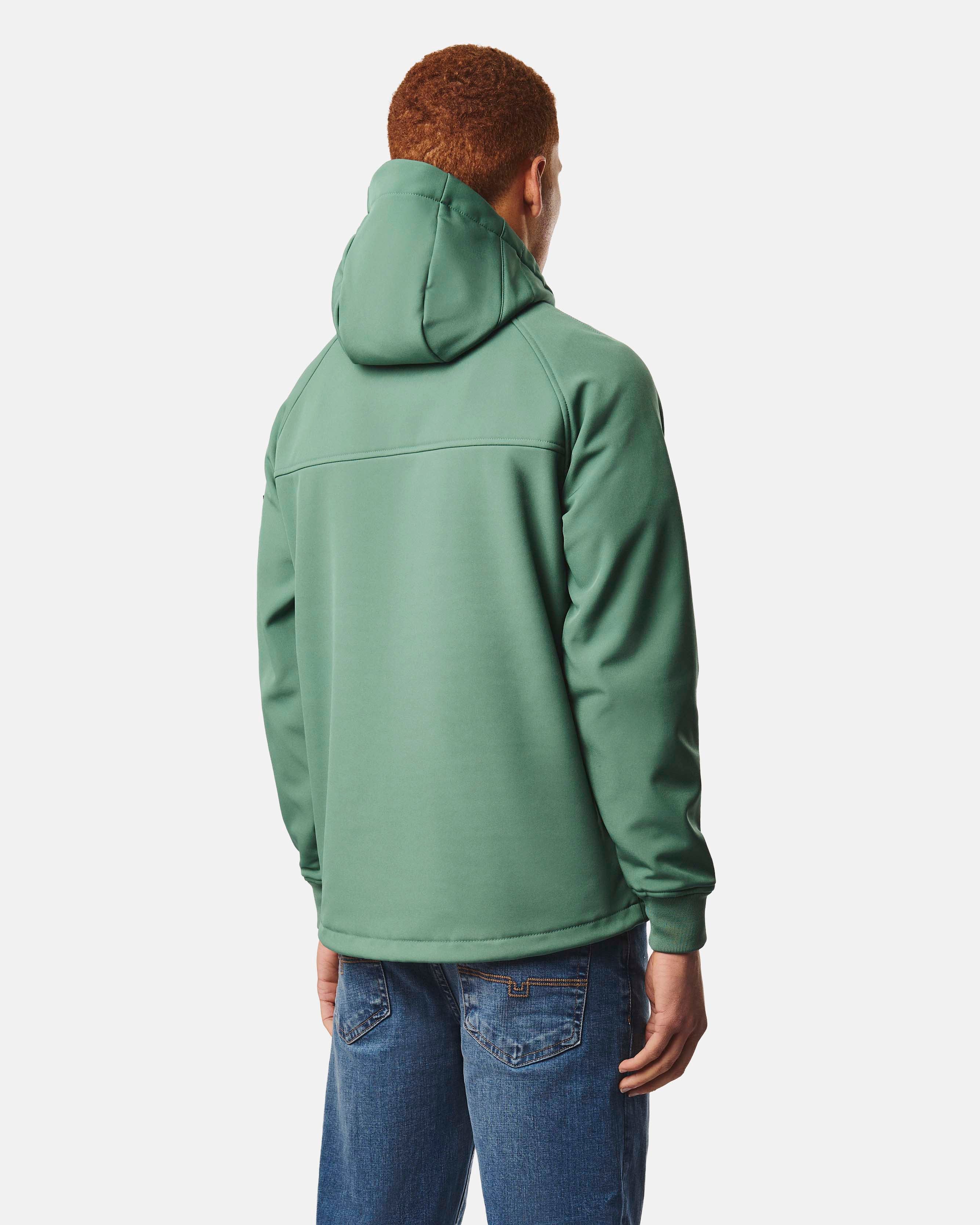 Stipe Softshell Jacket Thyme Green - Image 5