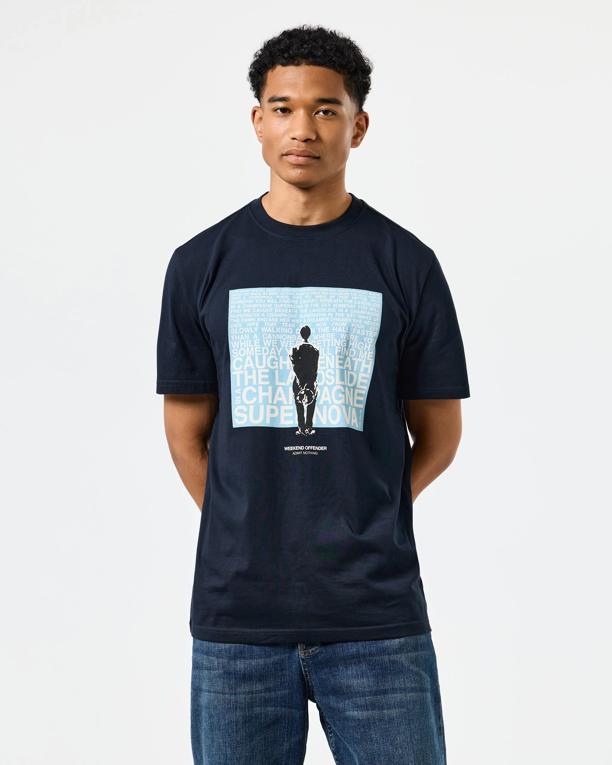 Supernova Graphic T-Shirt Navy/Blue - Image 3