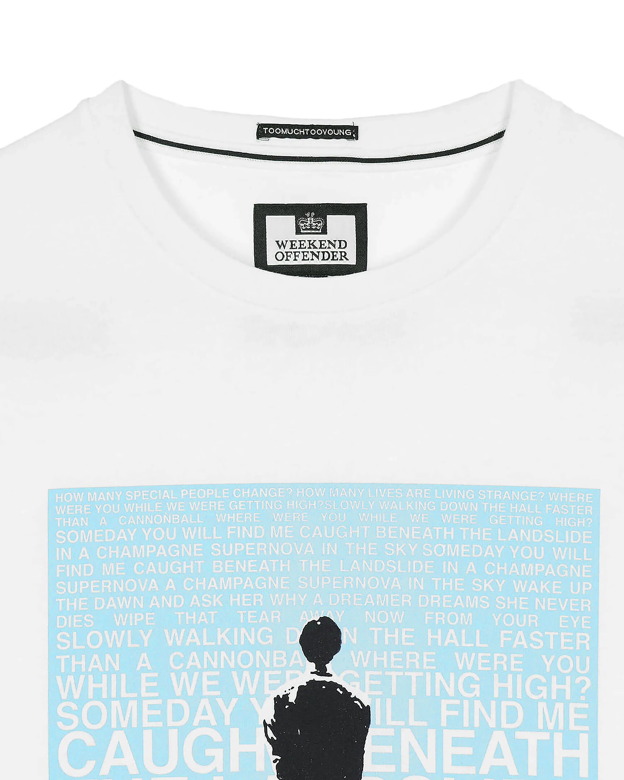 Supernova Graphic T-Shirt White/Blue - Image 6