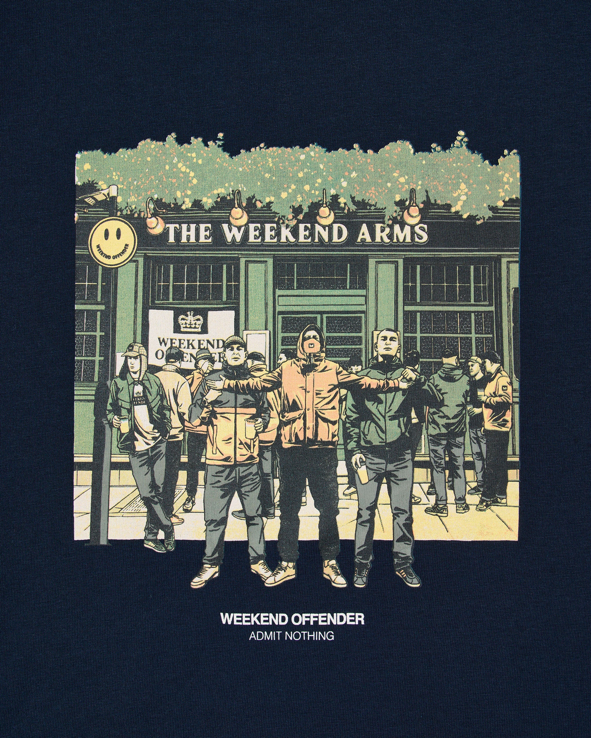 Taberna Graphic T-Shirt Navy - Image 2