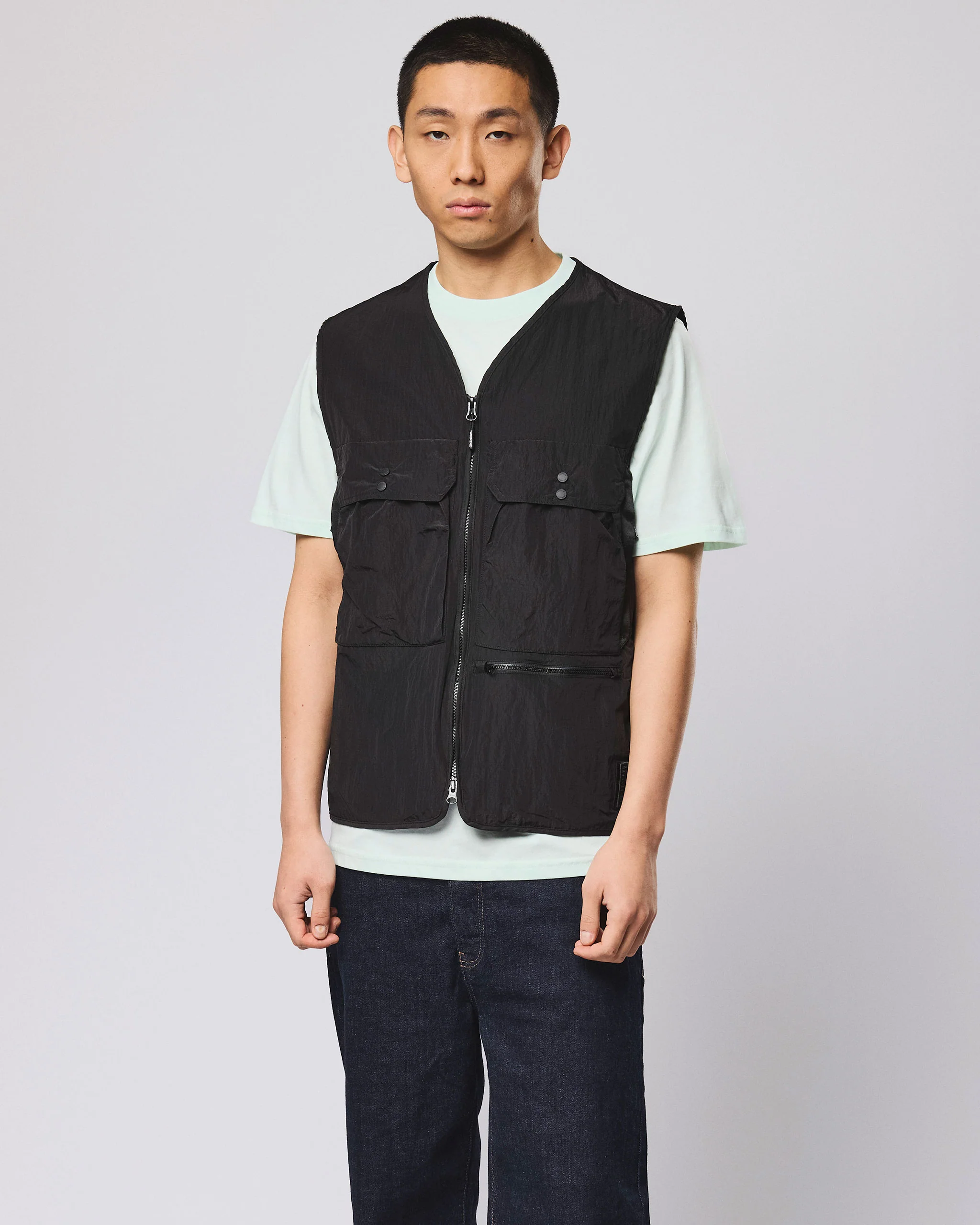 Tangier Utility Vest Black - Image 2