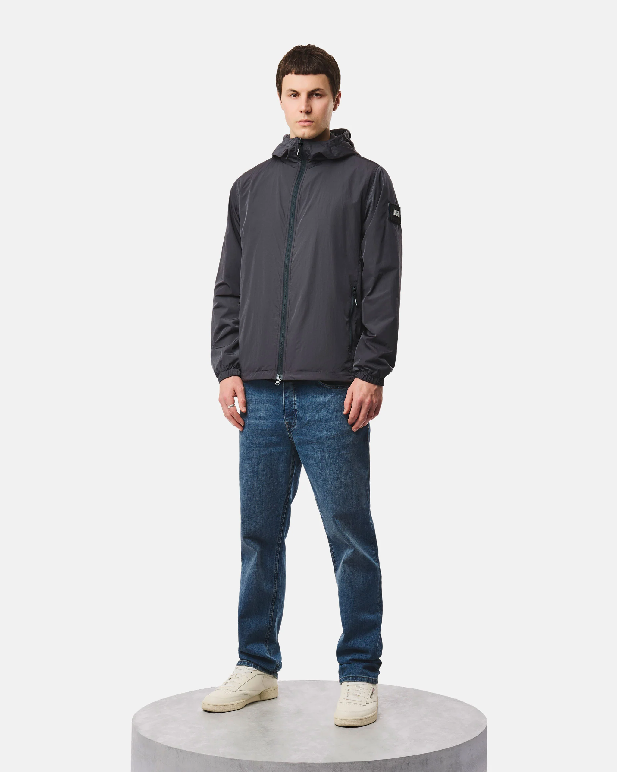 Technician Fleece Lined Jacket Ash Grey - Image 5
