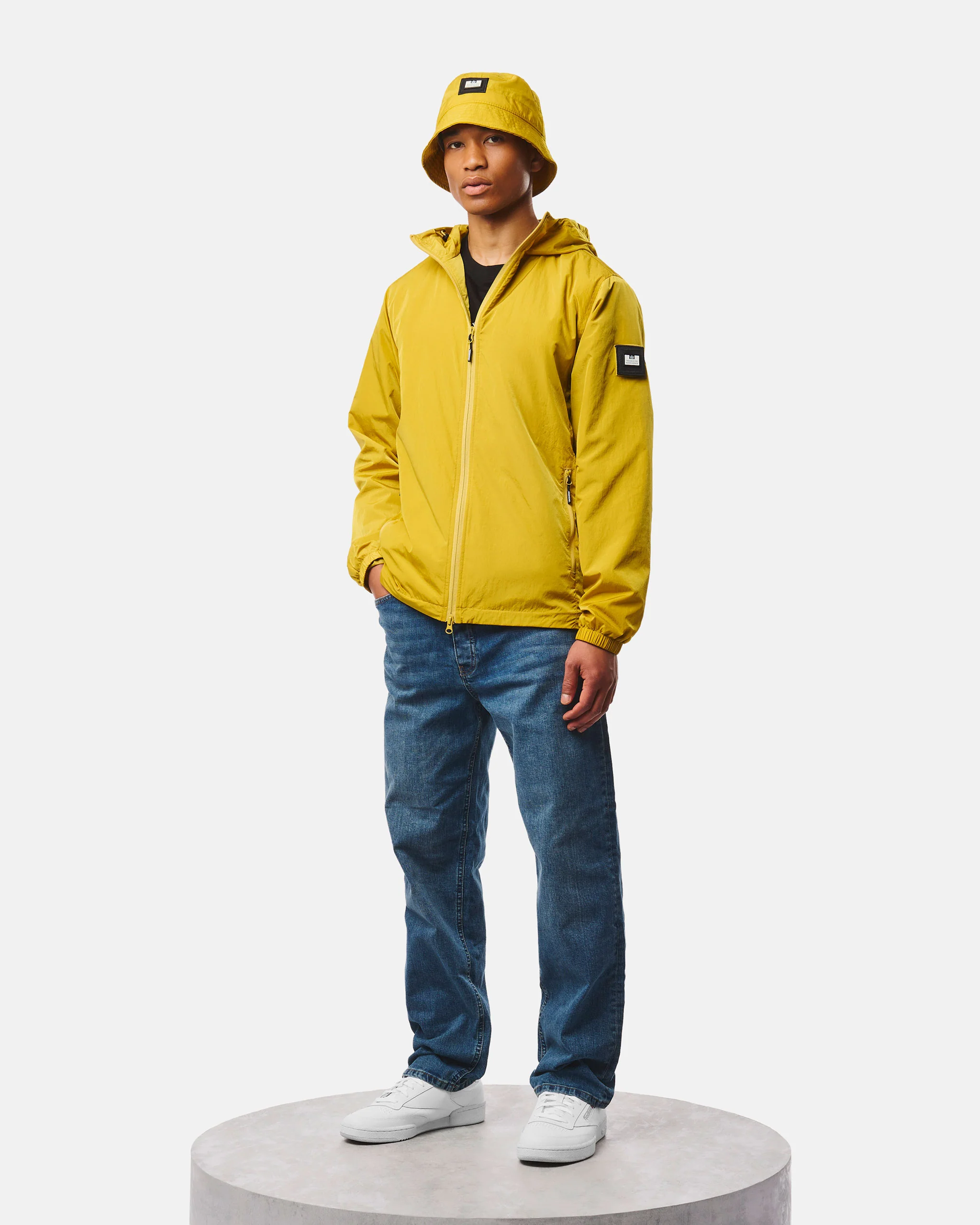 Technician Fleece Lined Jacket Saffron - Image 5