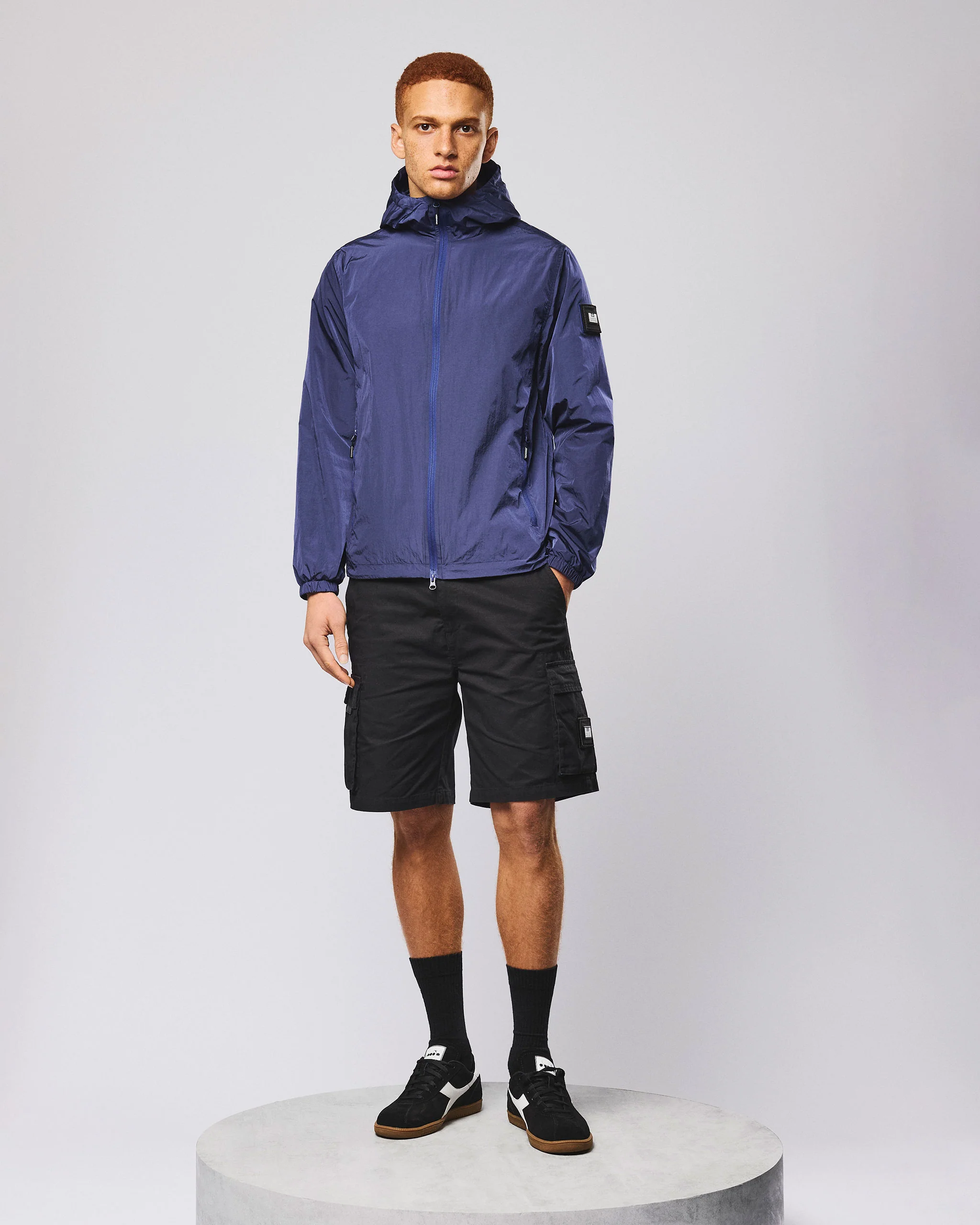 Technician Mesh Lined Jacket Dark Sapphire Blue - Image 3
