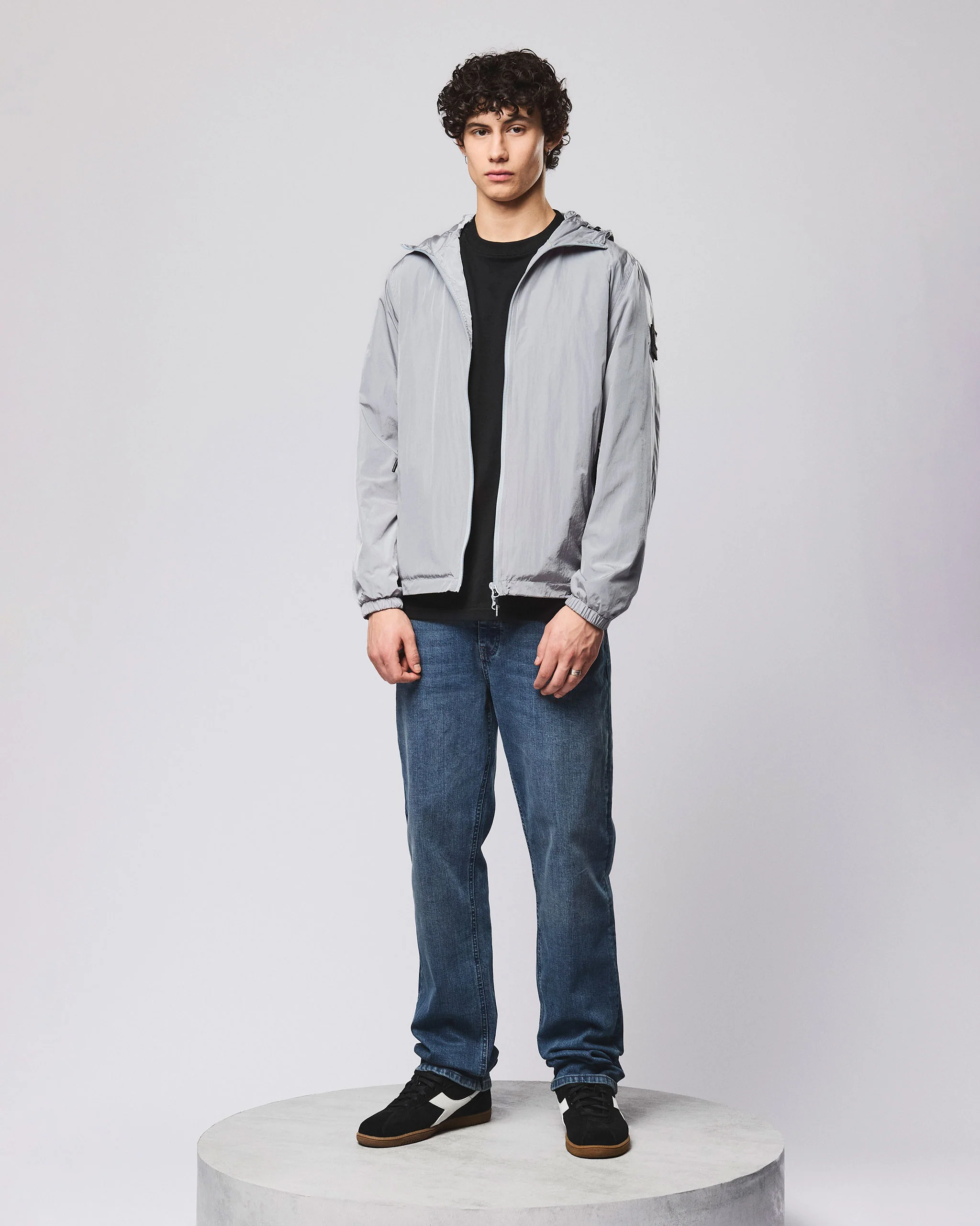 Technician Mesh Lined Jacket Smokey Grey - Image 2