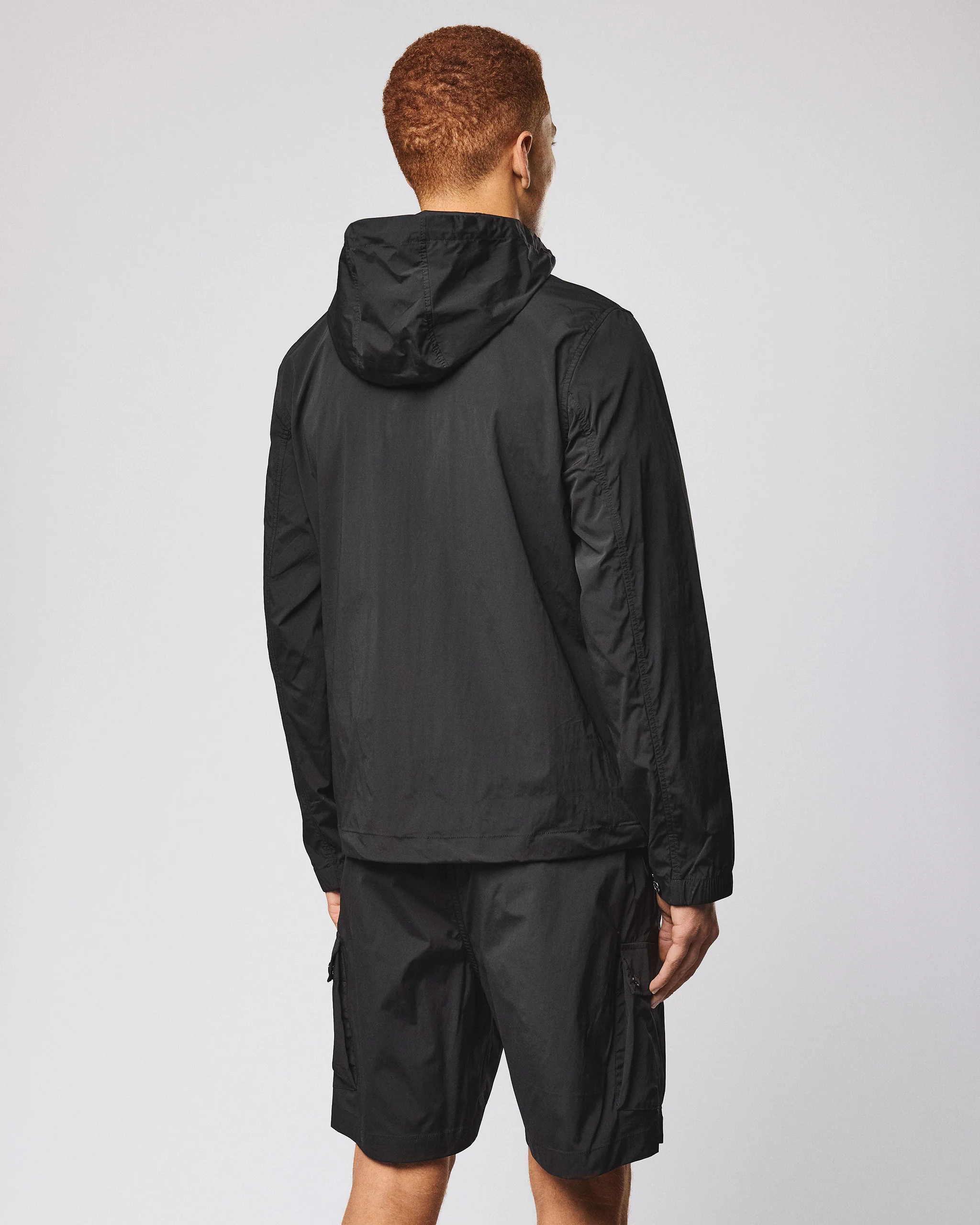 Temara Technical Windbreaker Jacket Black - Image 4