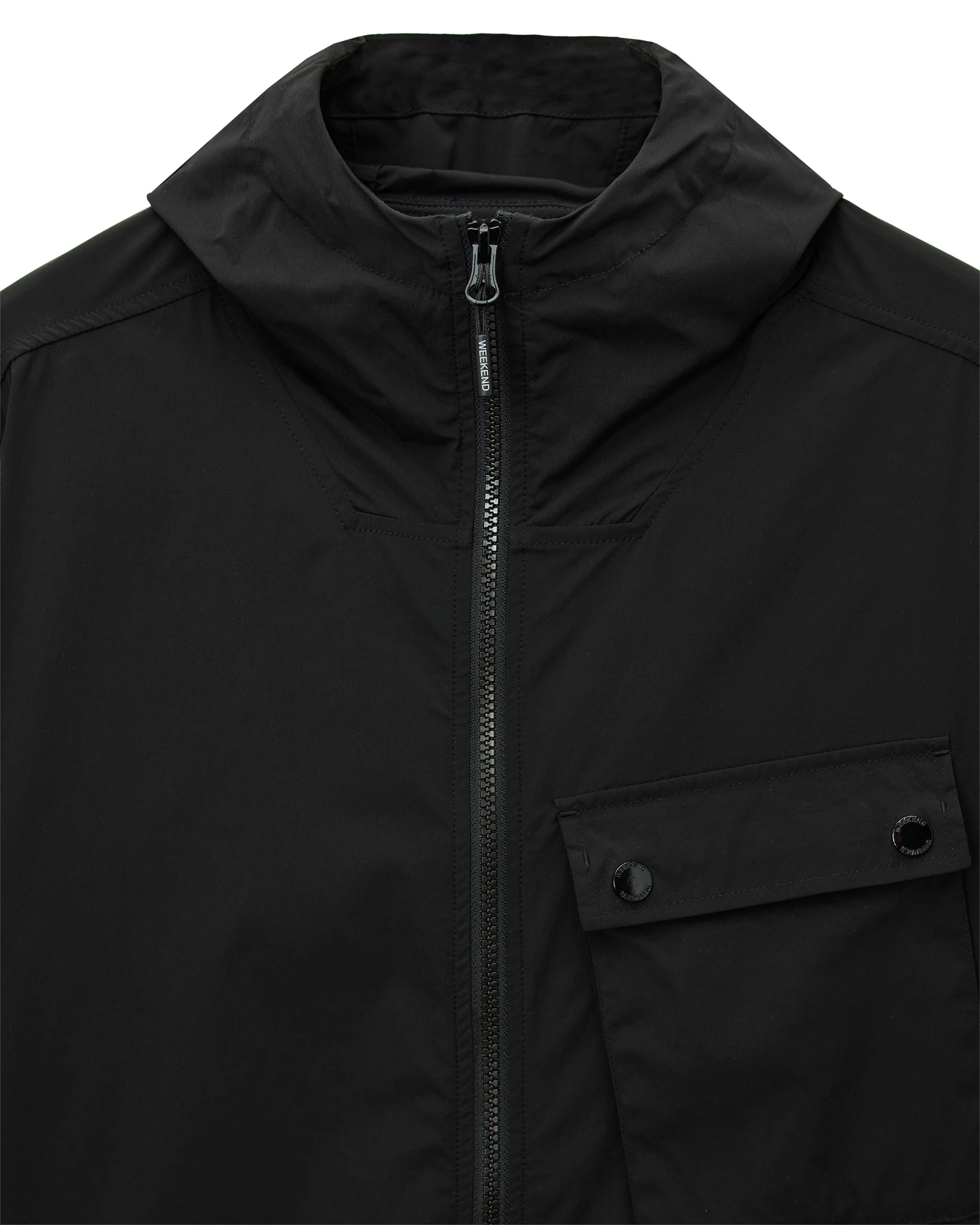 Temara Technical Windbreaker Jacket Black - Image 5