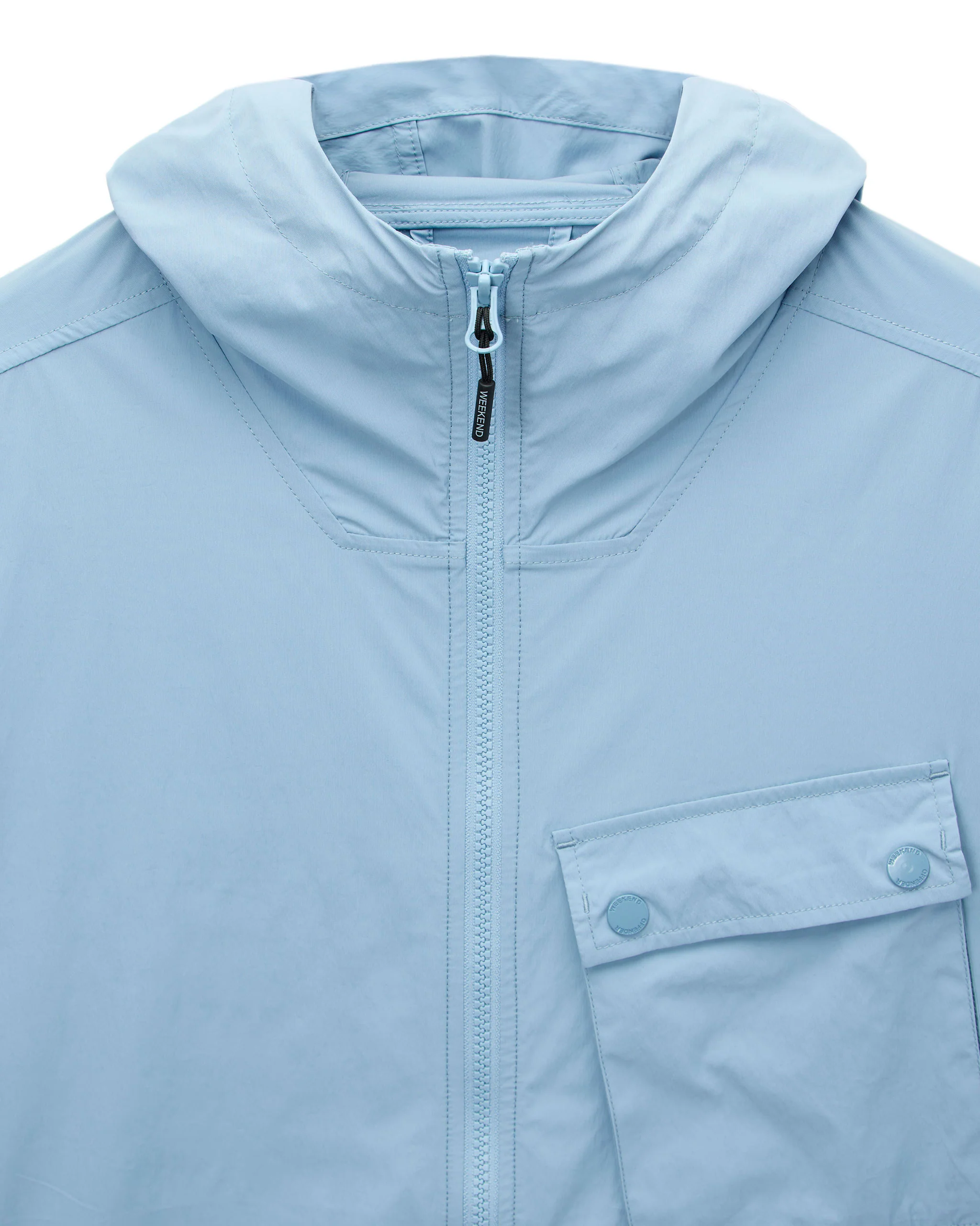 Temara Technical Windbreaker Jacket Blue Tourmaline - Image 5