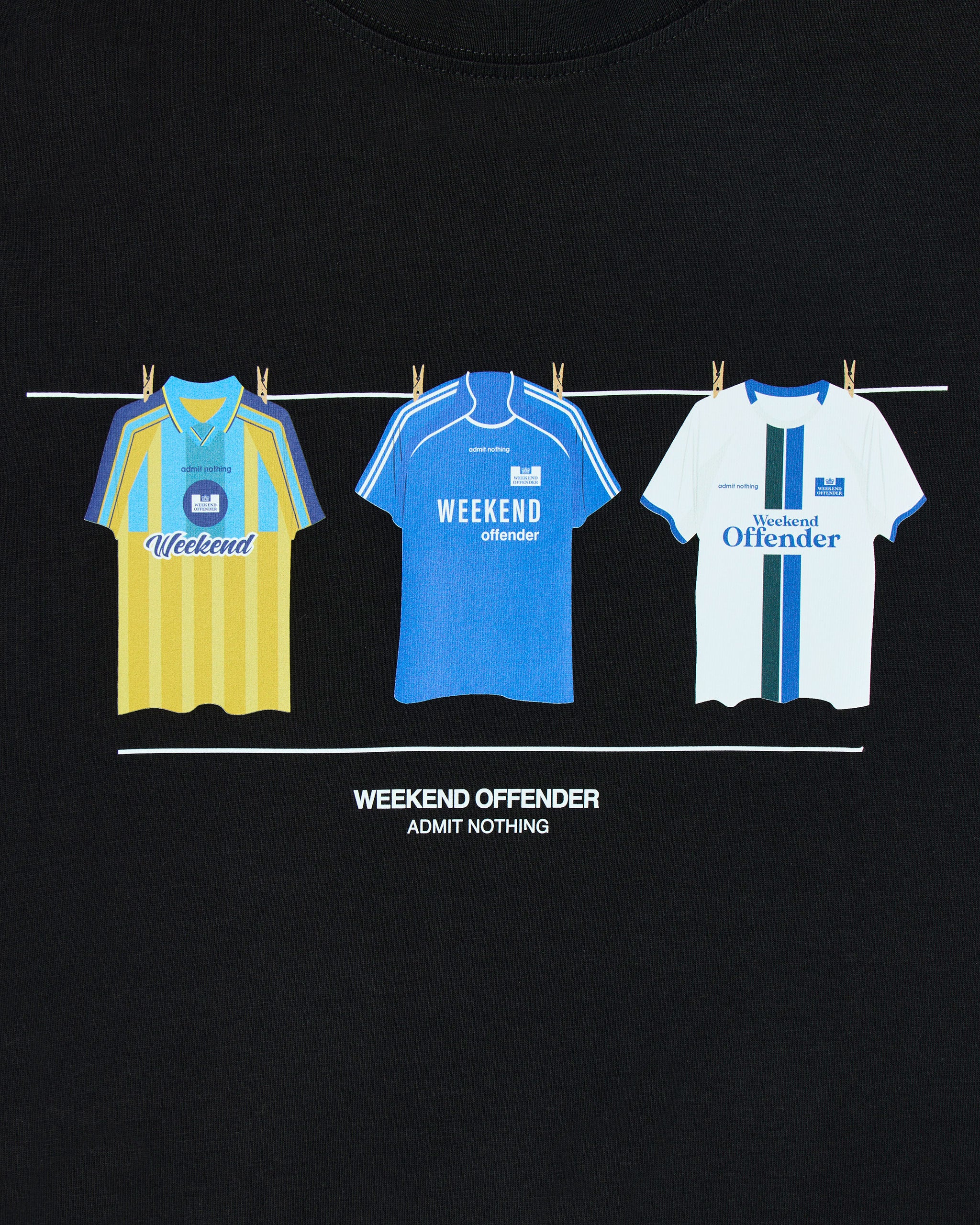 The Blues Shirts T-Shirt Black - Image 2