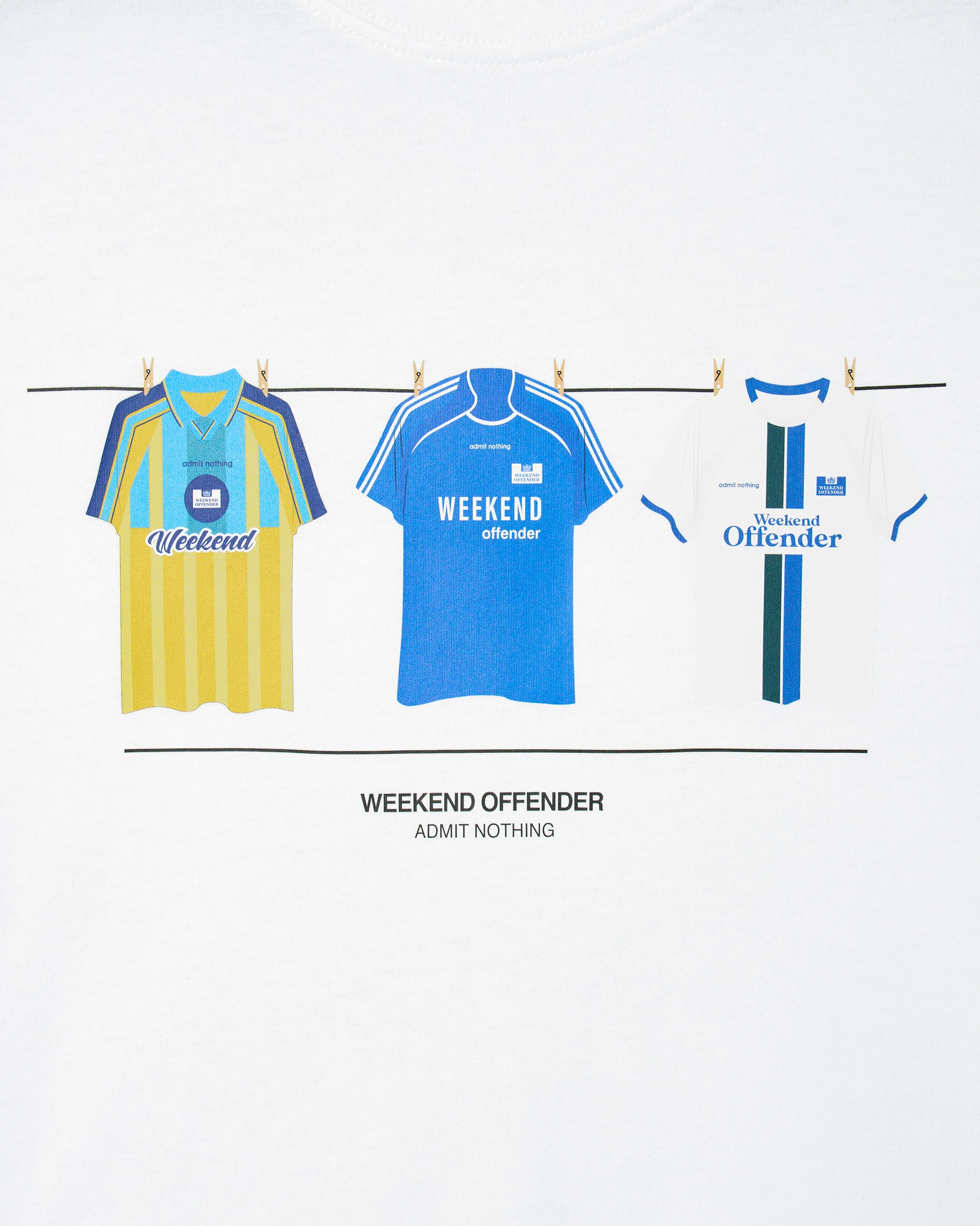 The Blues Shirts T-Shirt White - Image 2