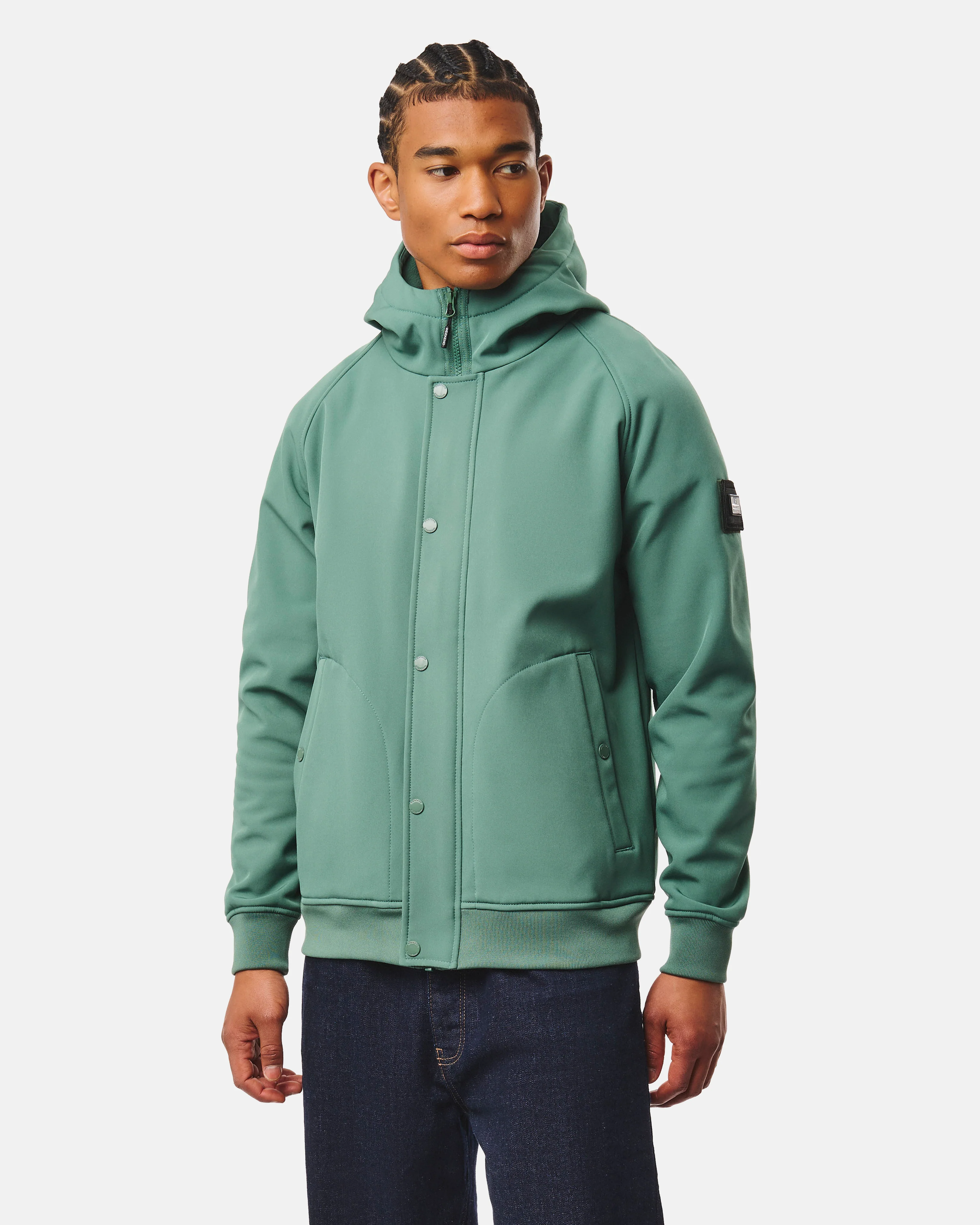 Thruxton Bomber Jacket Thyme Green - Image 2