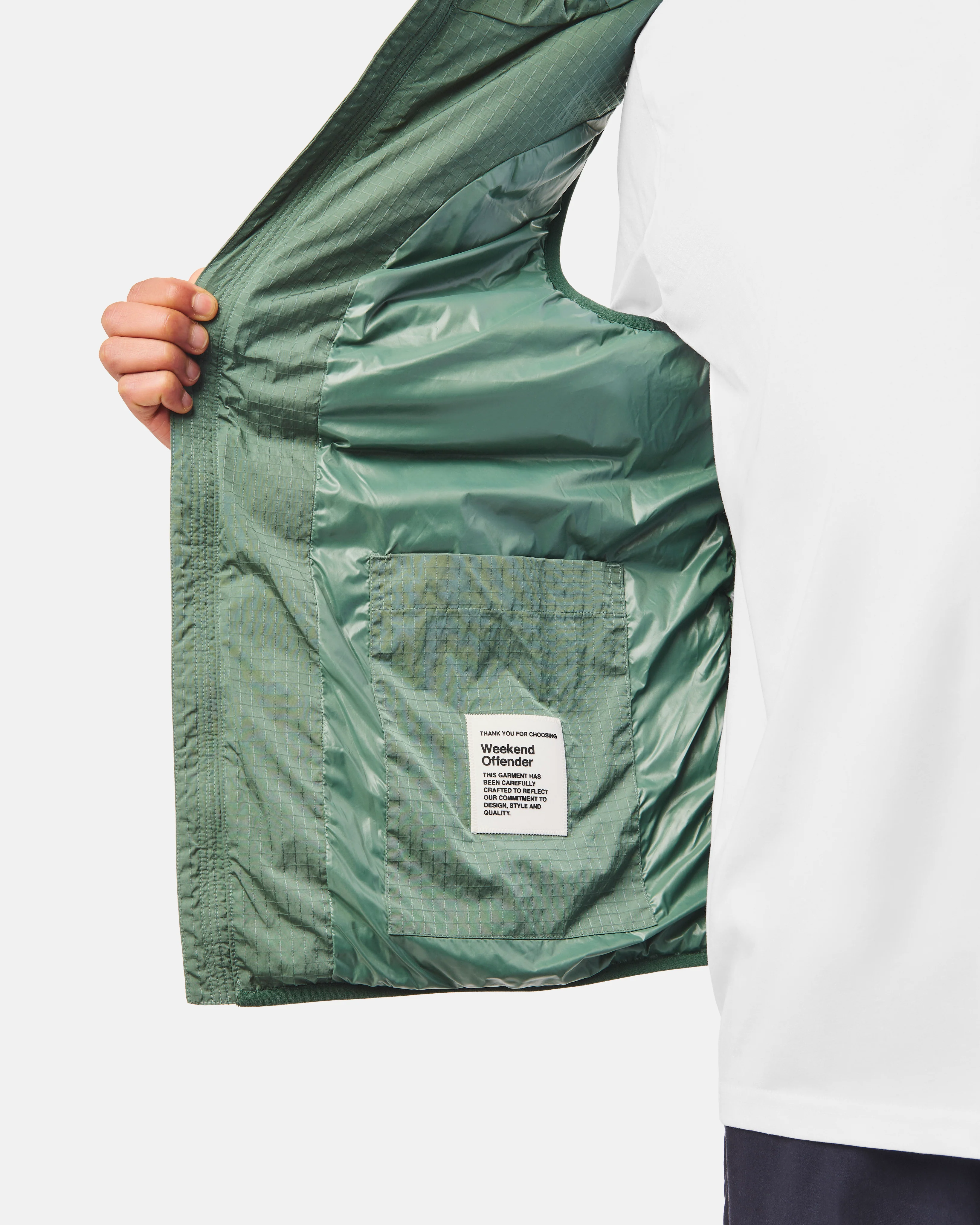 Toronto Gilet Thyme Green - Image 3