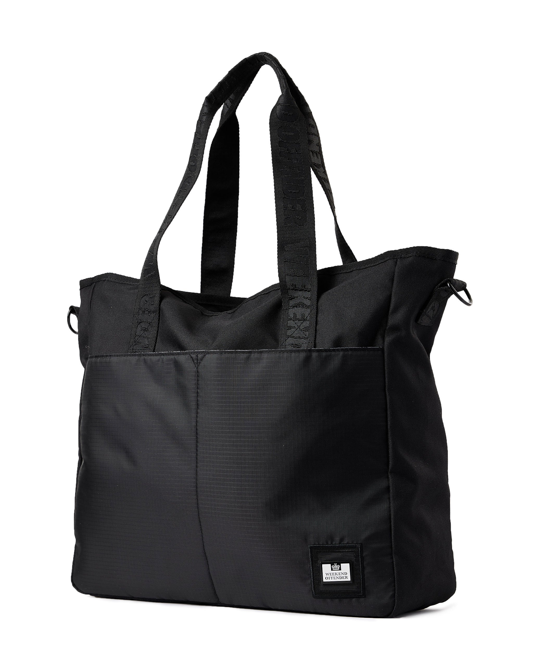 Tote Bag Black Ripstop - Image 3