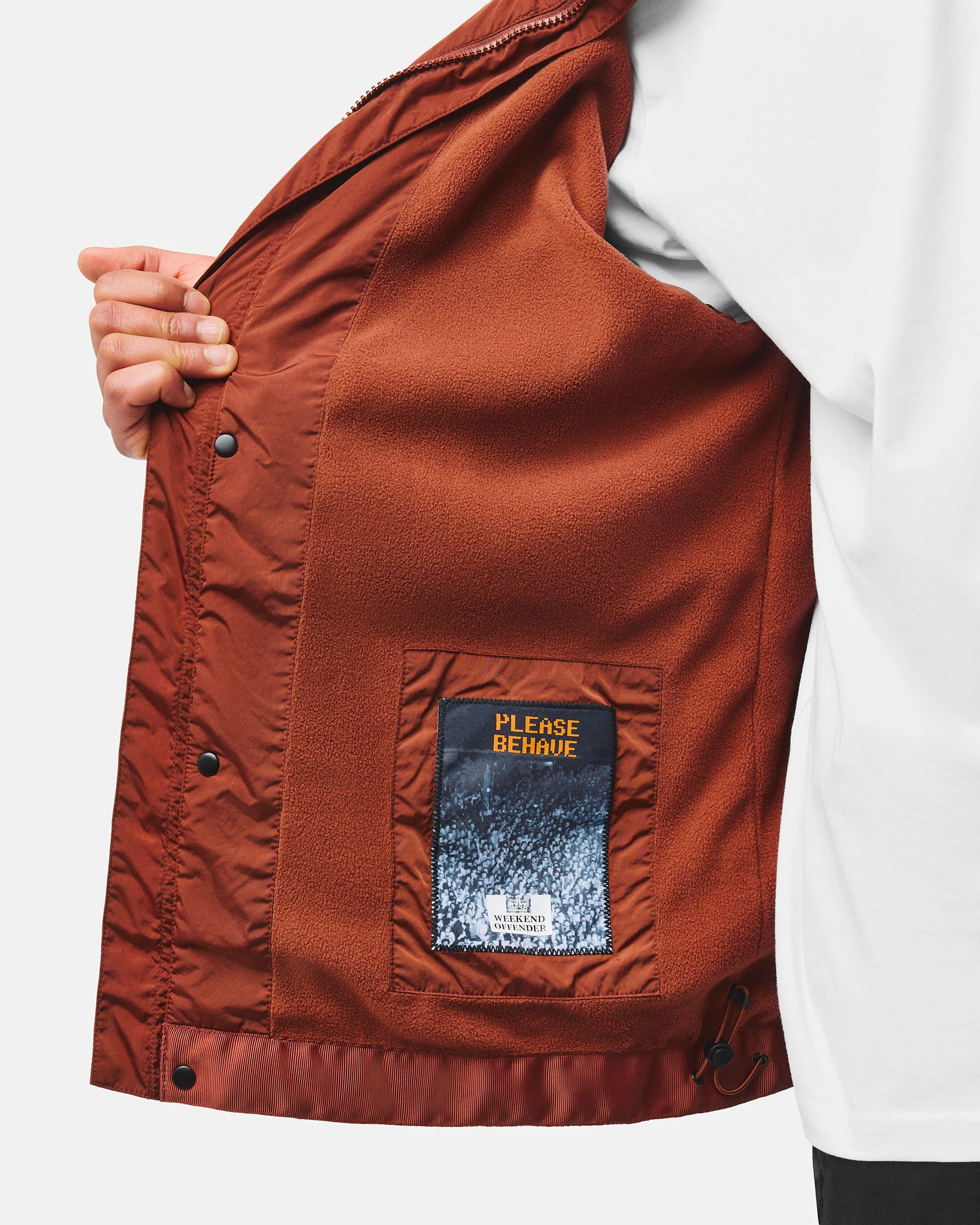 Tralee Windbreaker Jacket Brick - Image 3