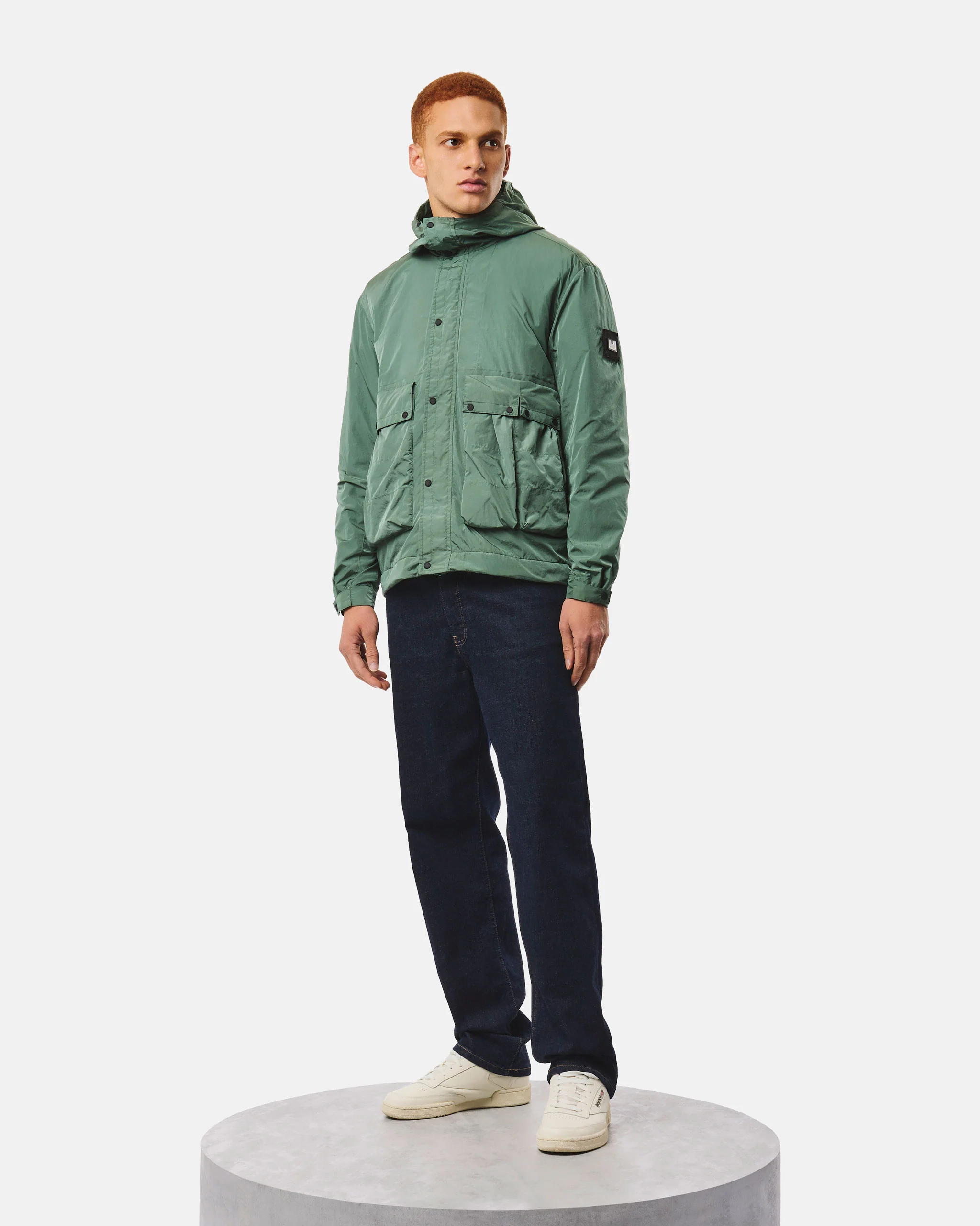 Tralee Windbreaker Jacket Thyme Green - Image 4