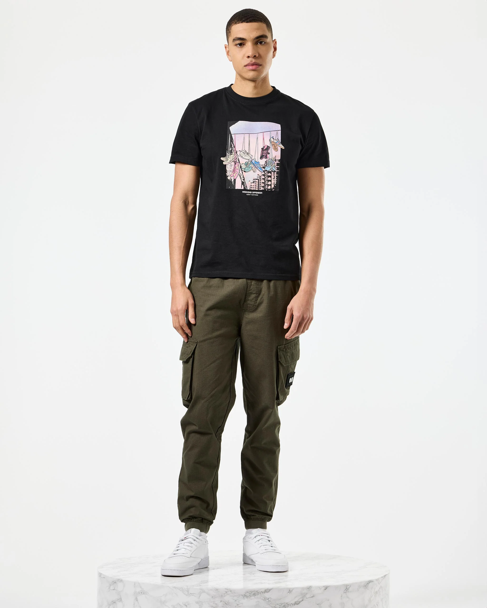 Turf Wars Graphic T-Shirt Black - Image 3