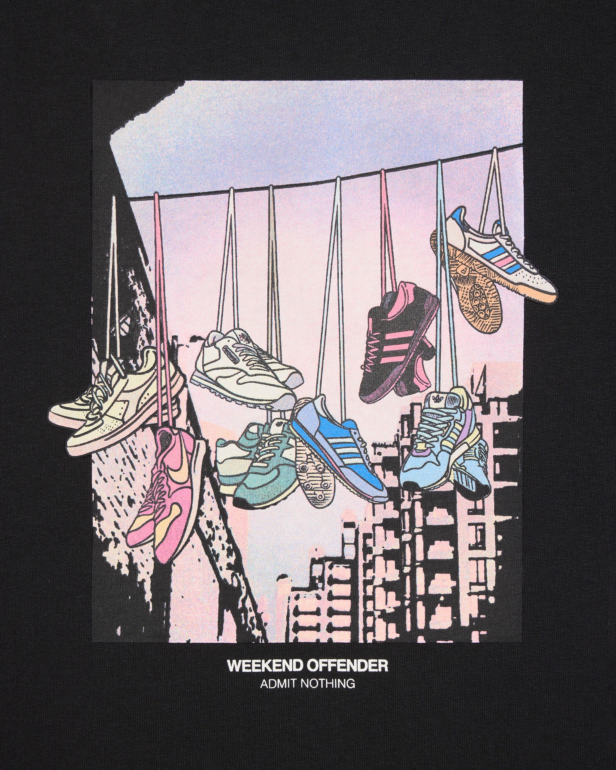 Turf Wars Graphic T-Shirt Black - Image 6