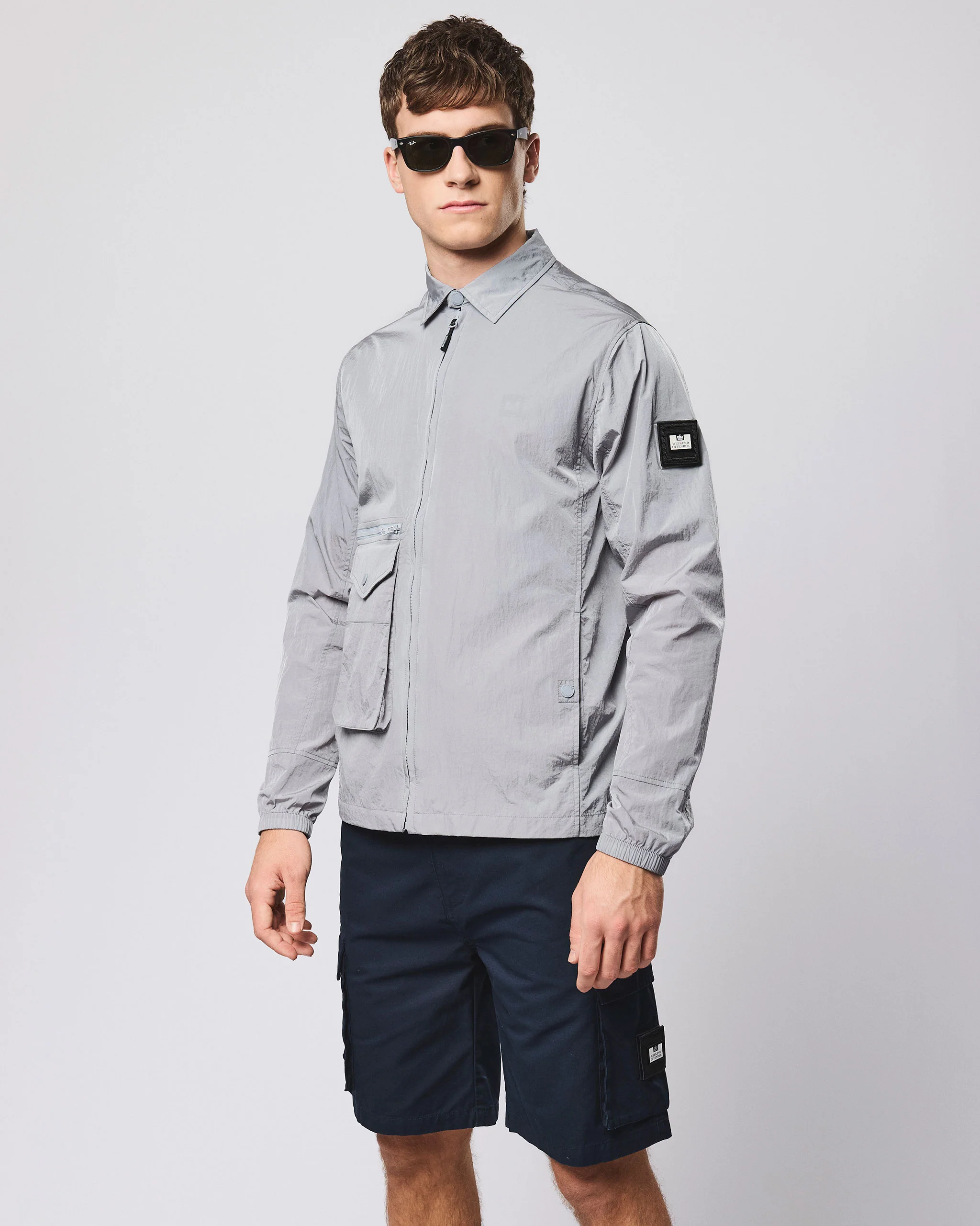 Vinnie Over-Shirt Smokey Grey - Image 3