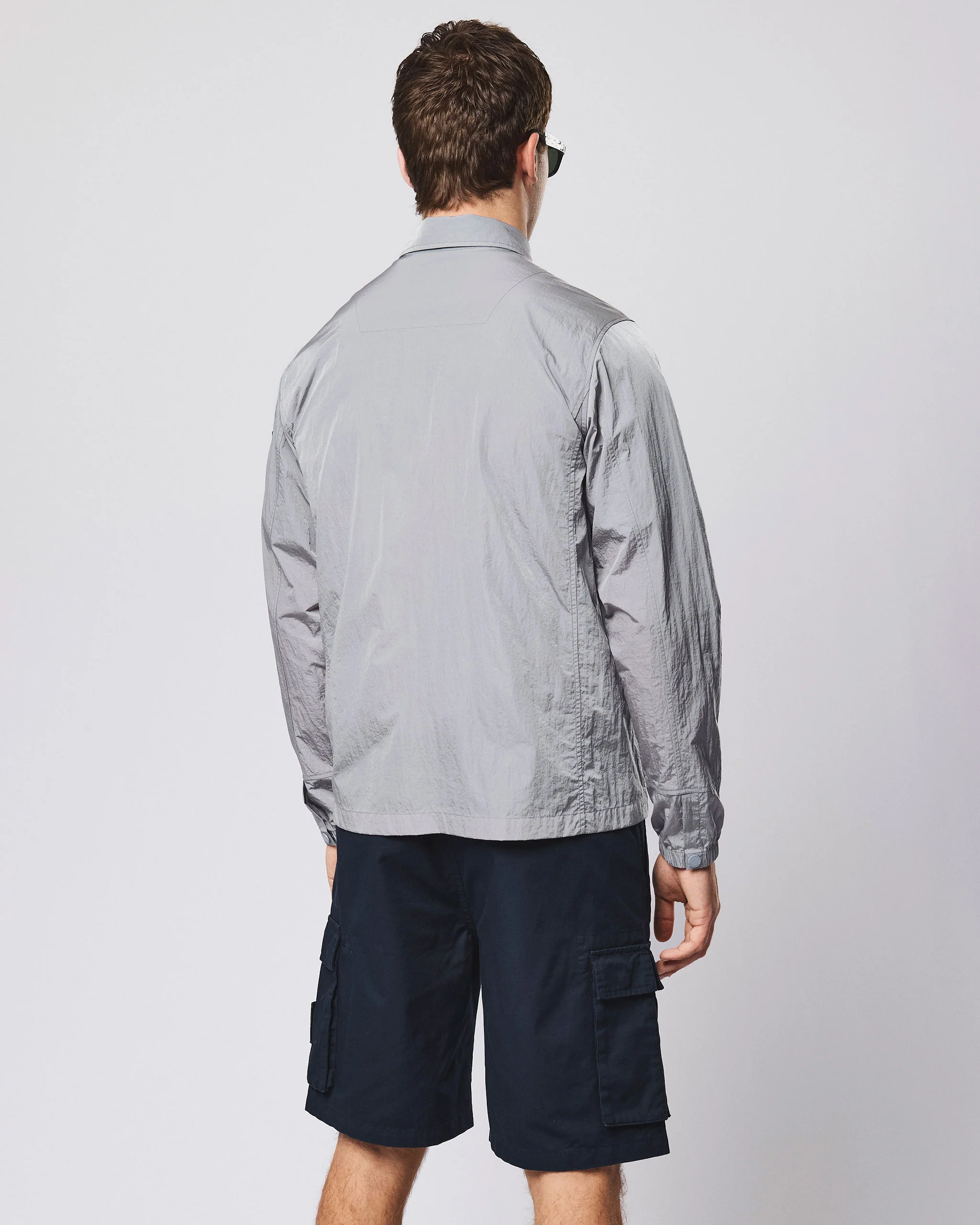 Vinnie Over-Shirt Smokey Grey - Image 4