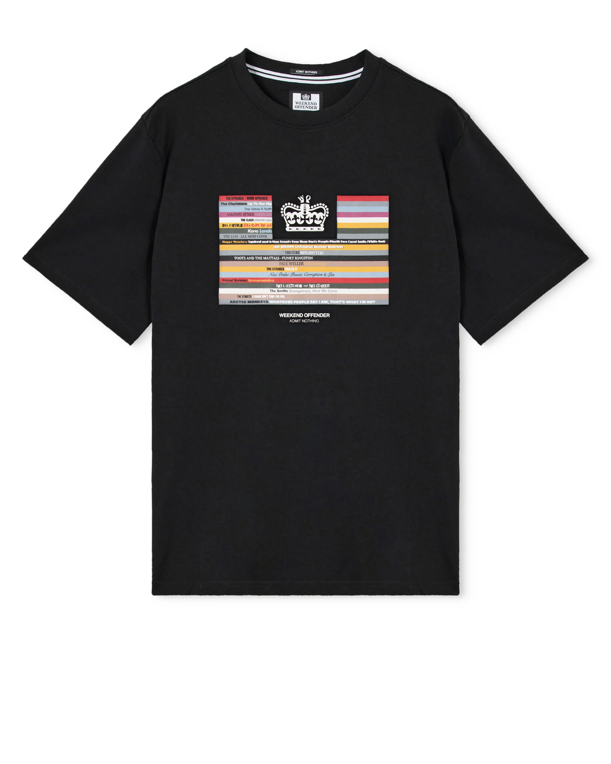 Vinyl Graphic T-Shirt Black