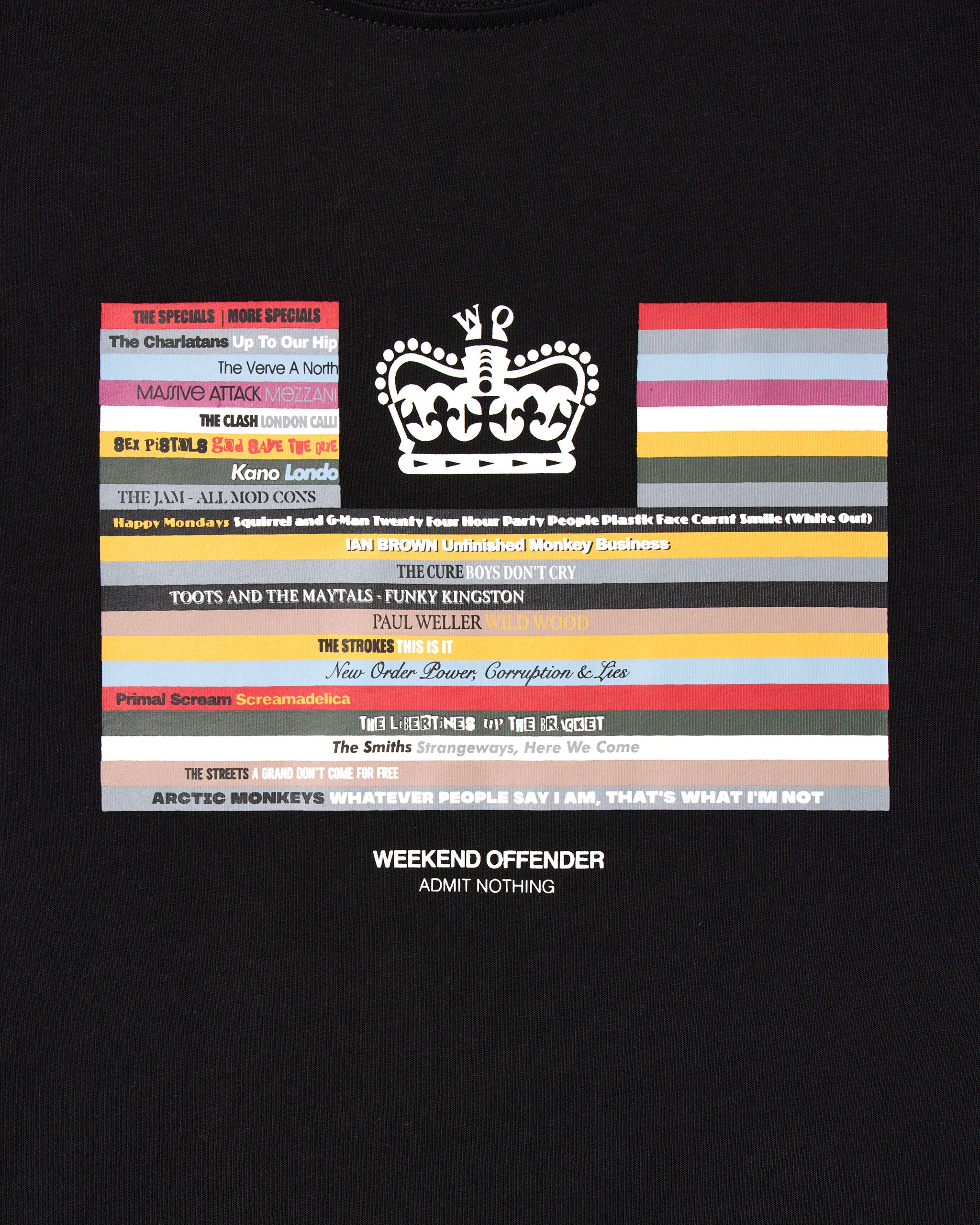 Vinyl Graphic T-Shirt Black - Image 2