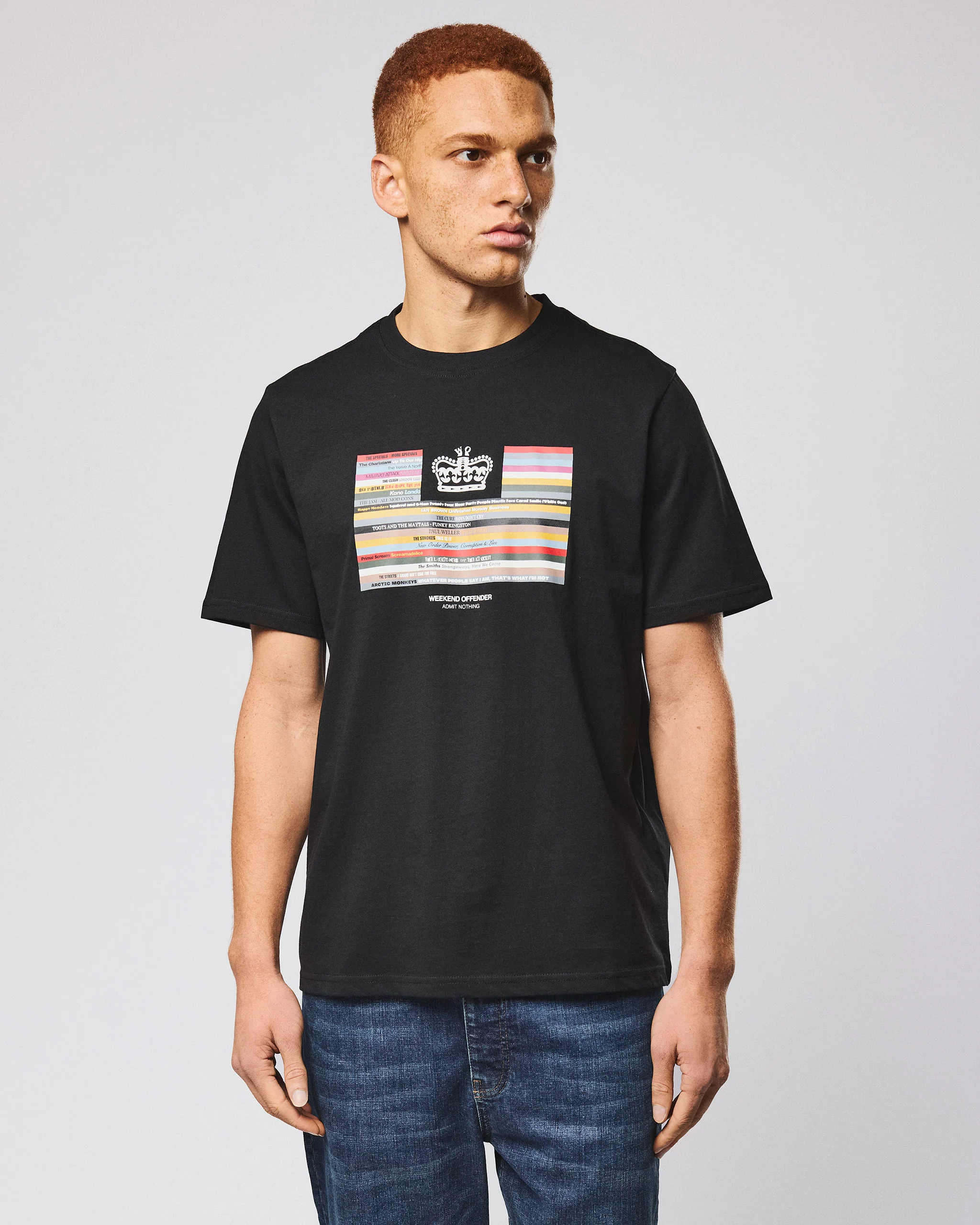 Vinyl Graphic T-Shirt Black - Image 3