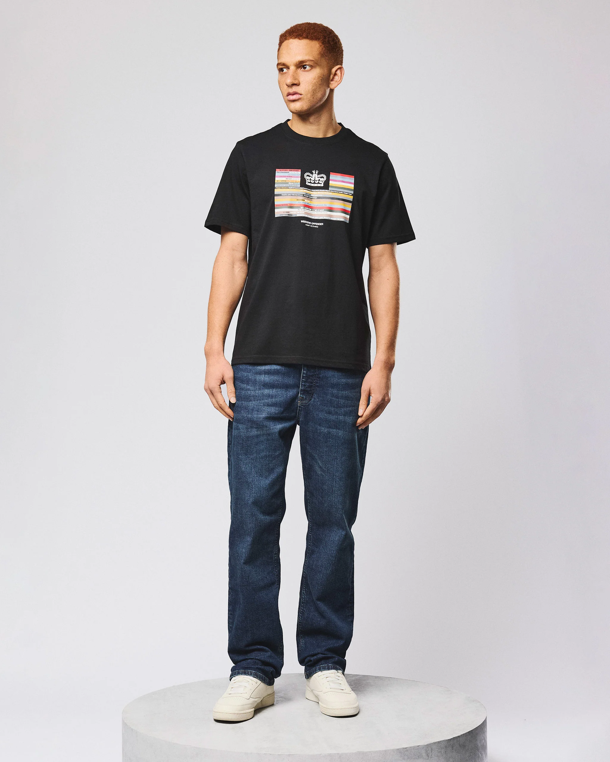 Vinyl Graphic T-Shirt Black - Image 4