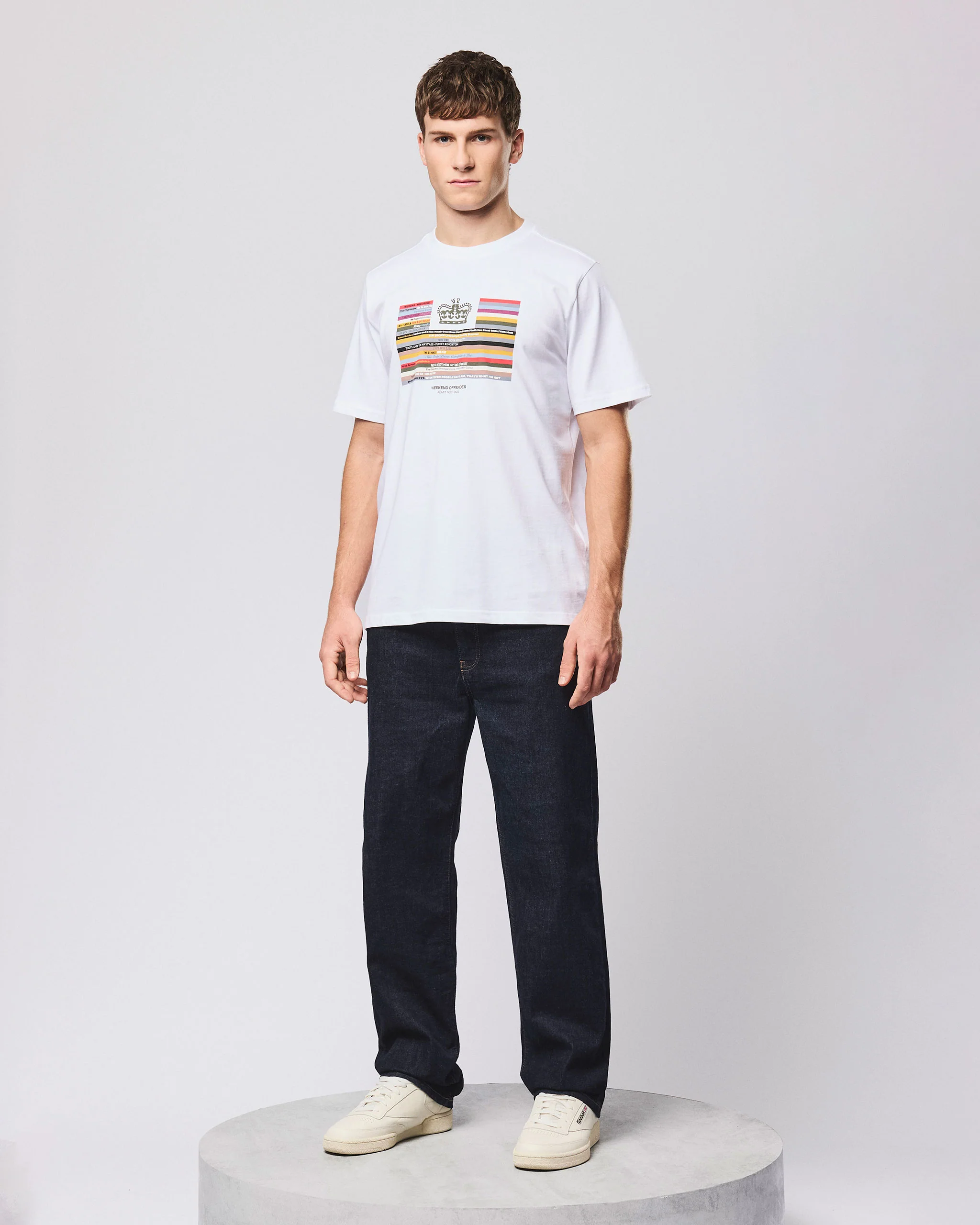 Vinyl Graphic T-Shirt White - Image 3