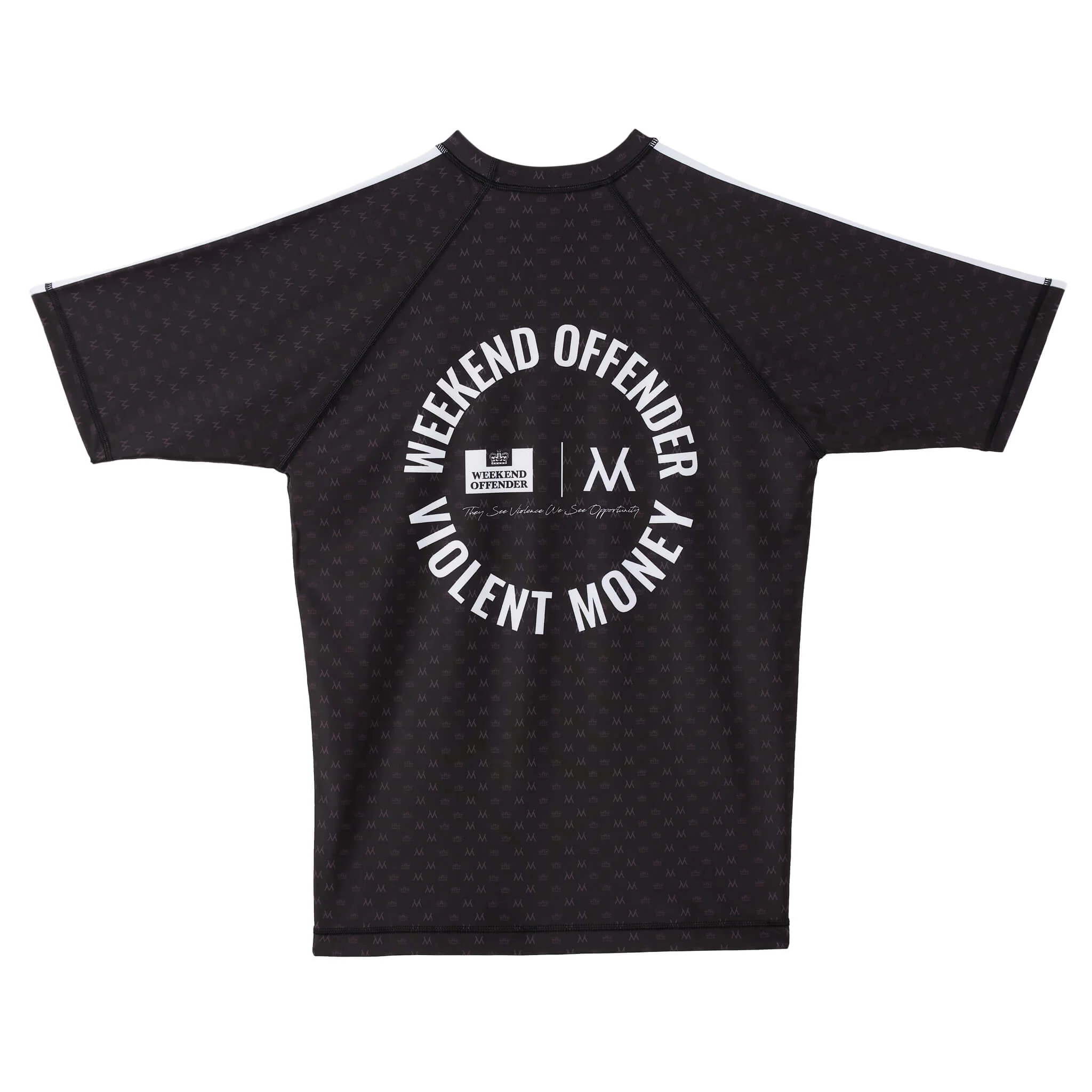 Violent Money Rashguard and Shorts Set Black - Image 4