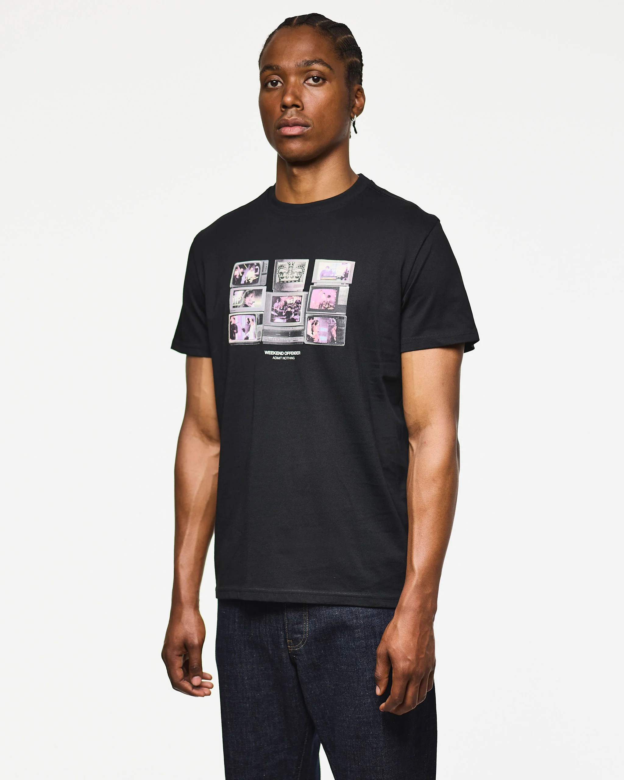 Vision Graphic T-Shirt Black - Image 3