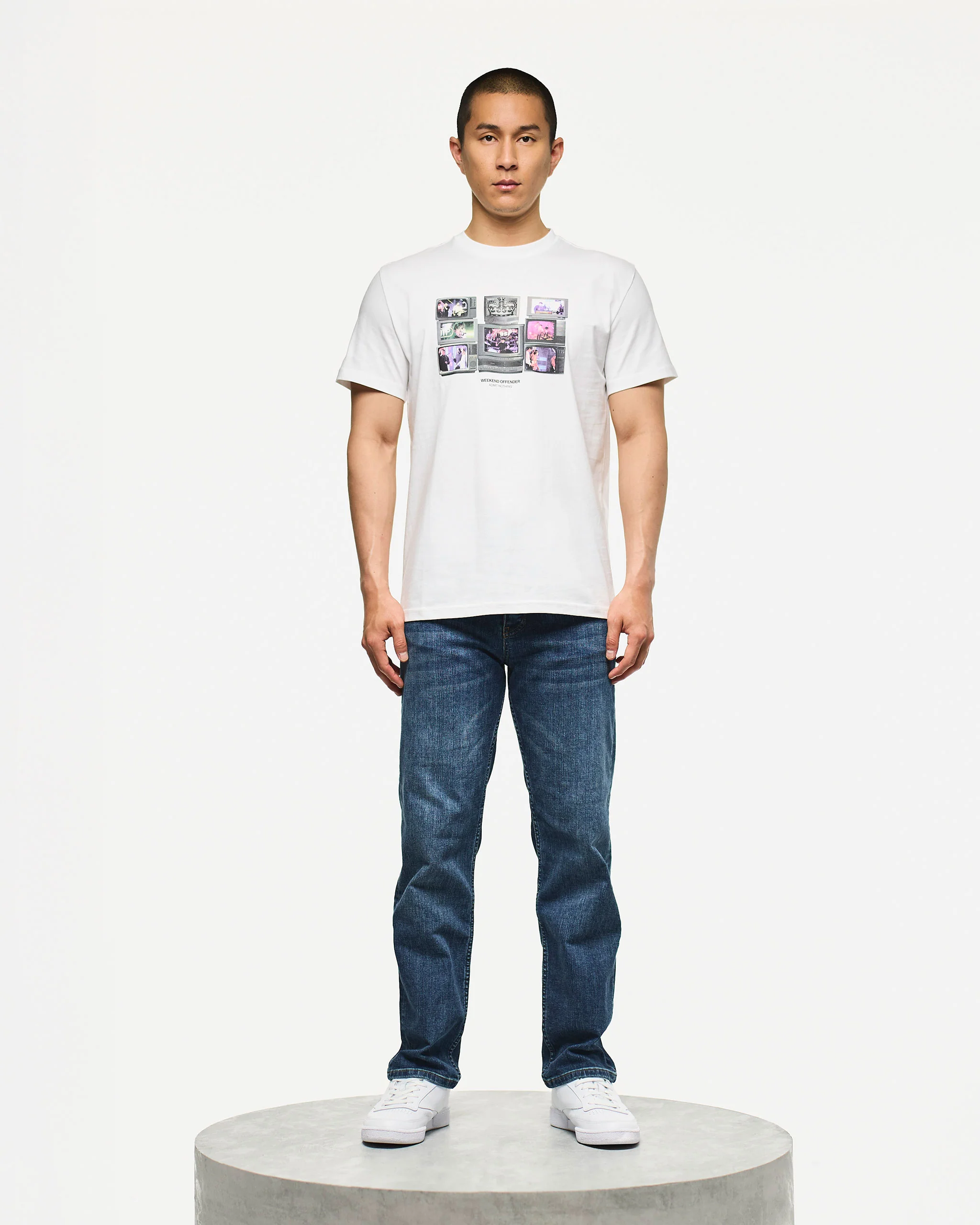 Vision Graphic T-Shirt White - Image 2