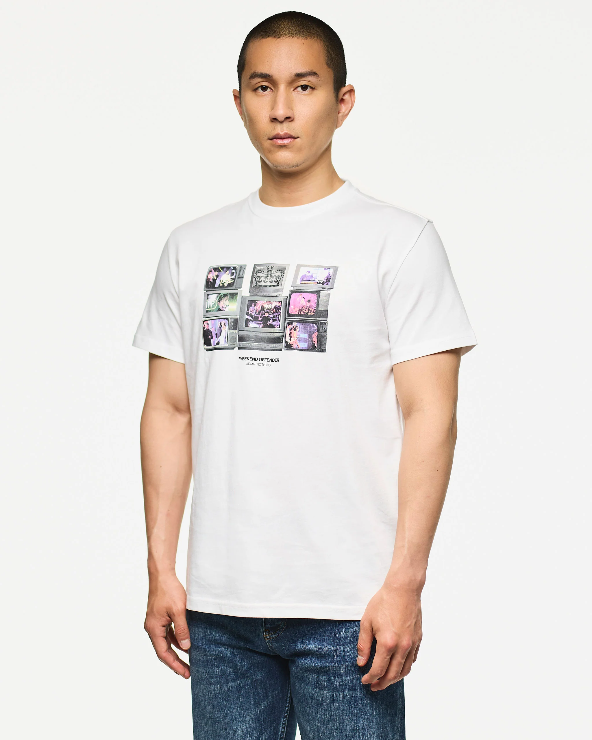 Vision Graphic T-Shirt White - Image 3