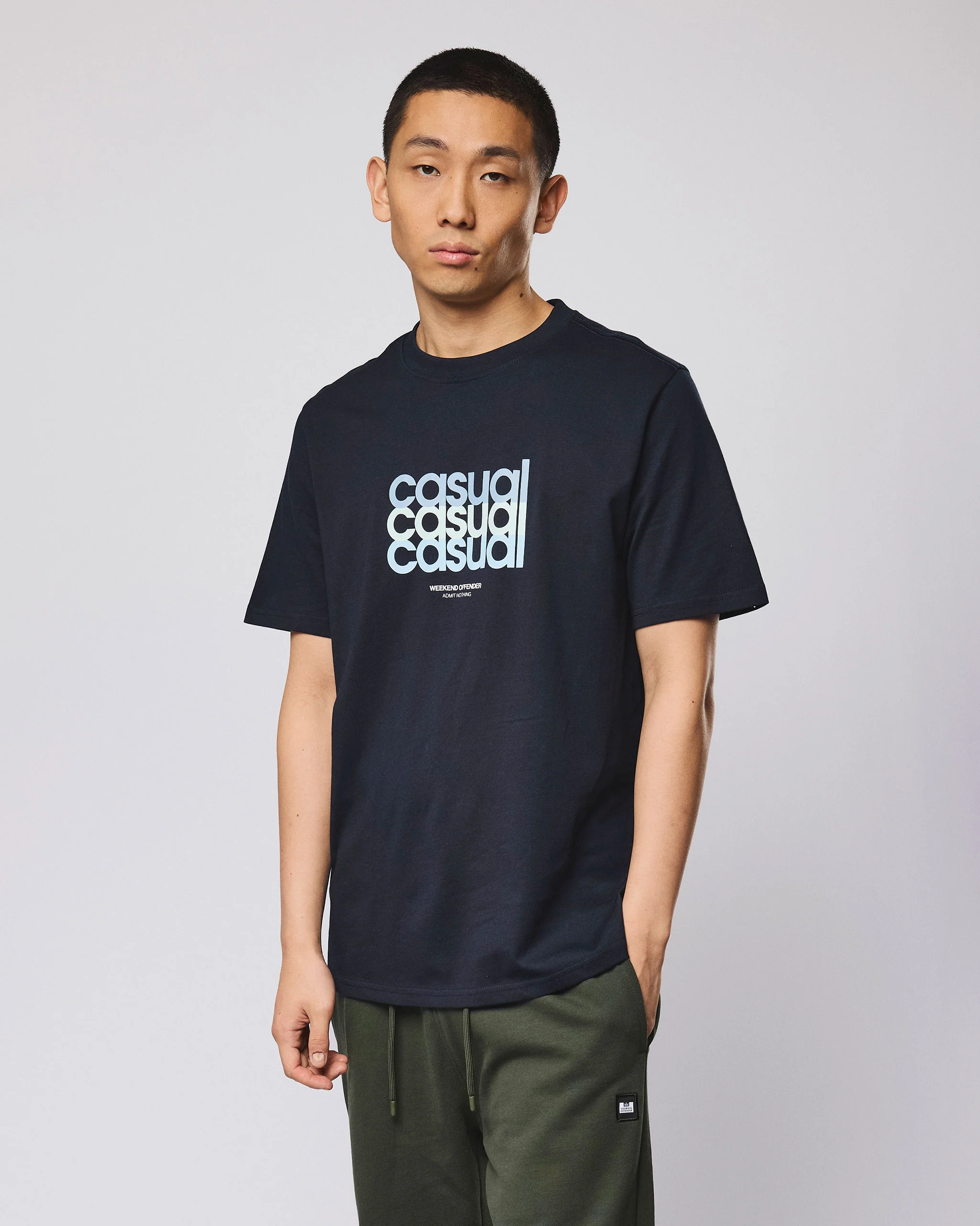 W.O.L. Graphic T-Shirt Navy - Image 4