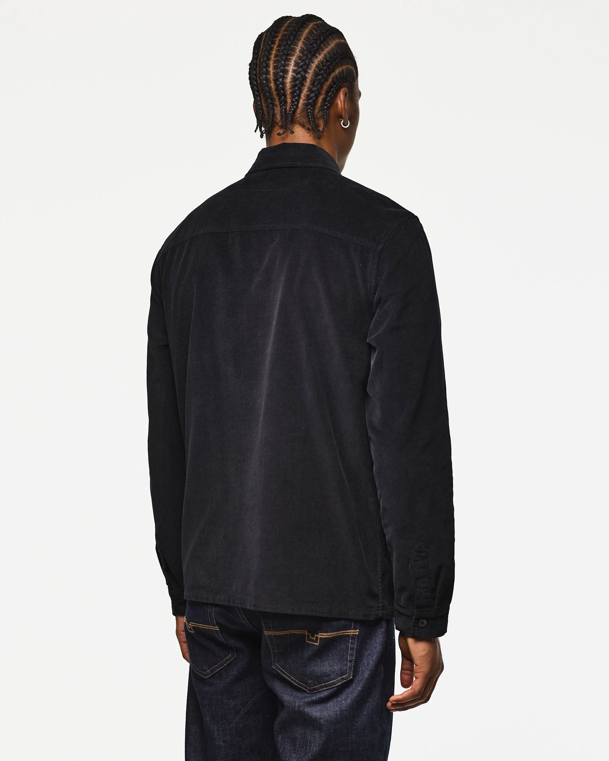 Welch Cord Shirt Black - Image 3