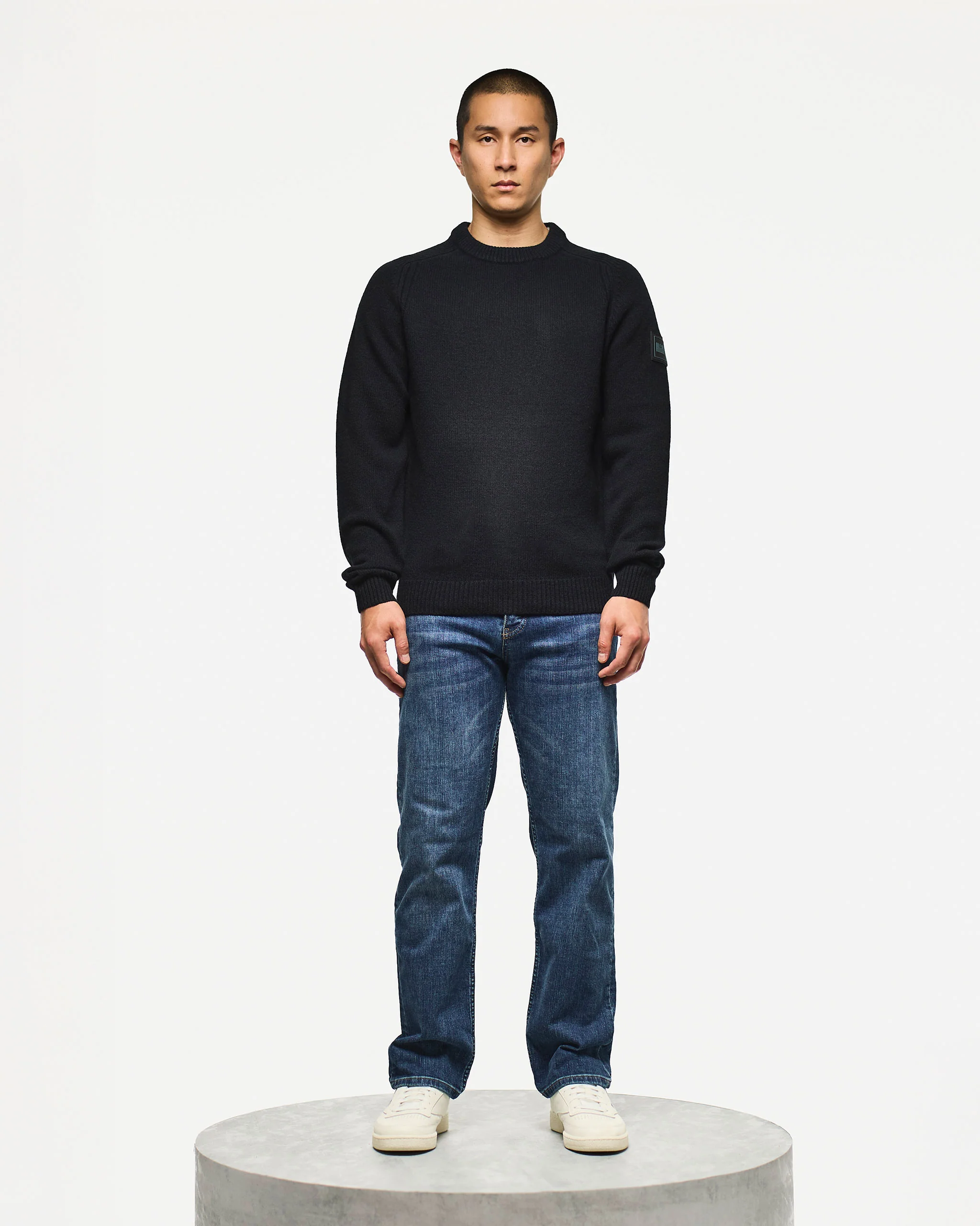 Zagreb Wool Jumper Black - Image 2