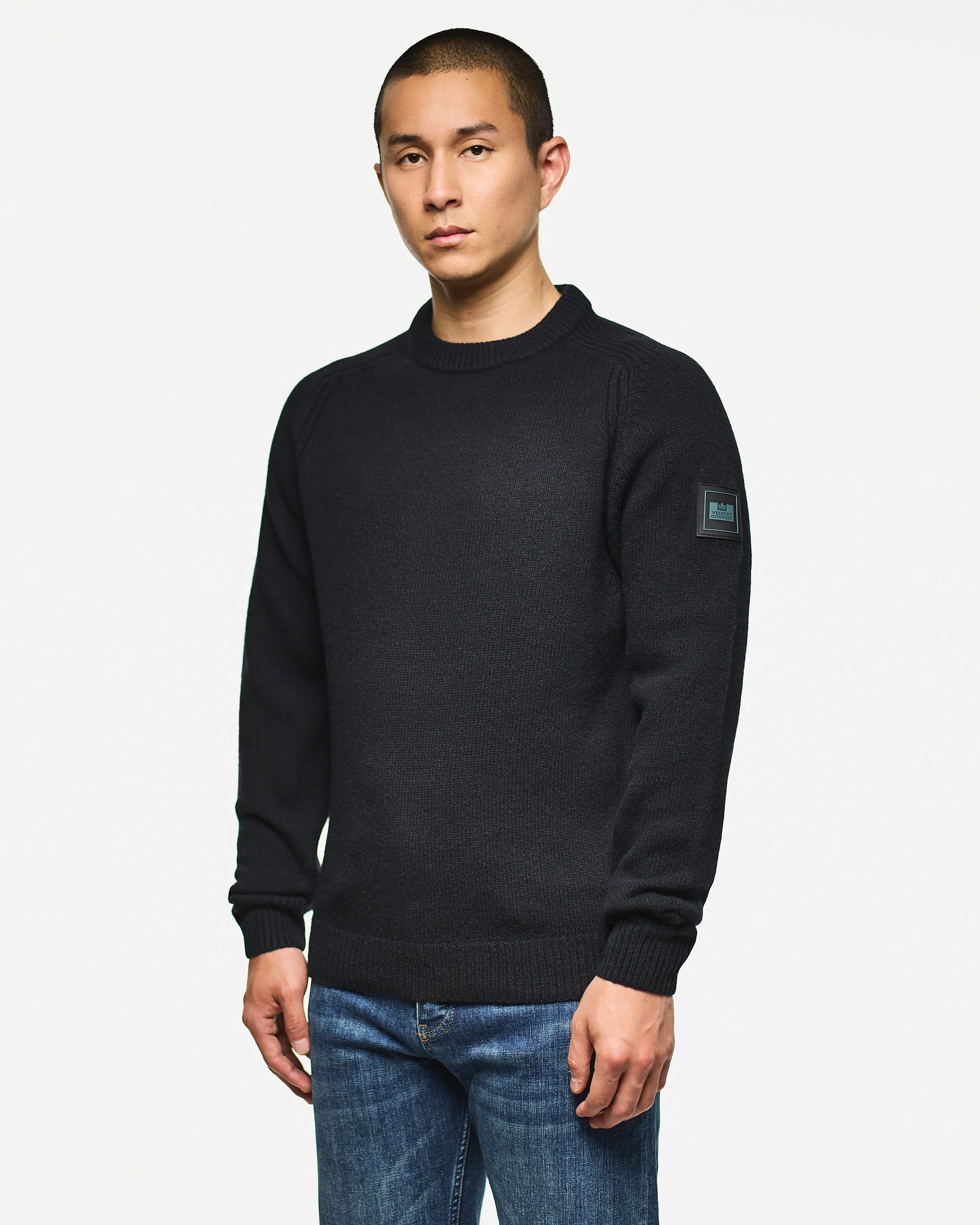 Zagreb Wool Jumper Black - Image 3