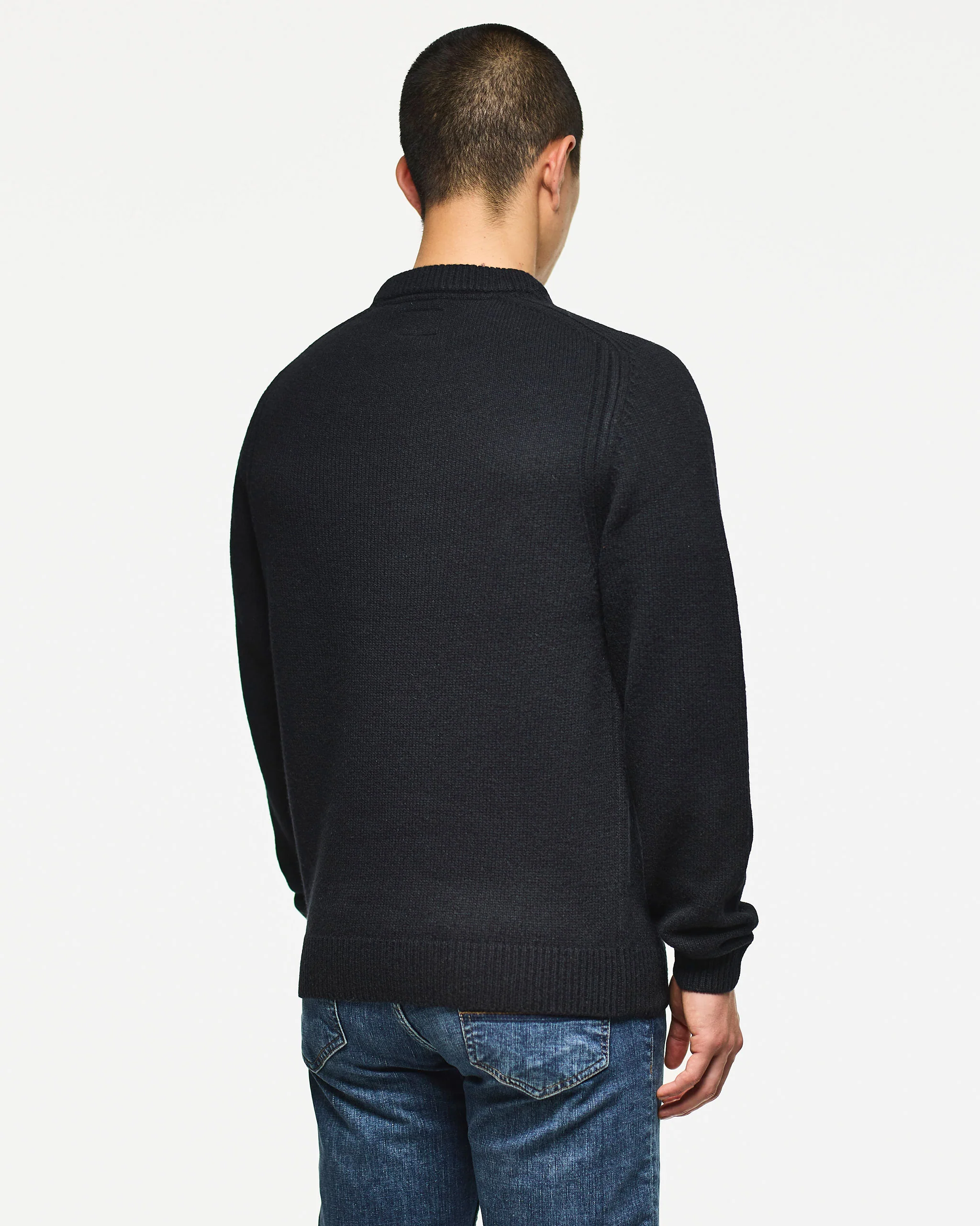 Zagreb Wool Jumper Black - Image 4